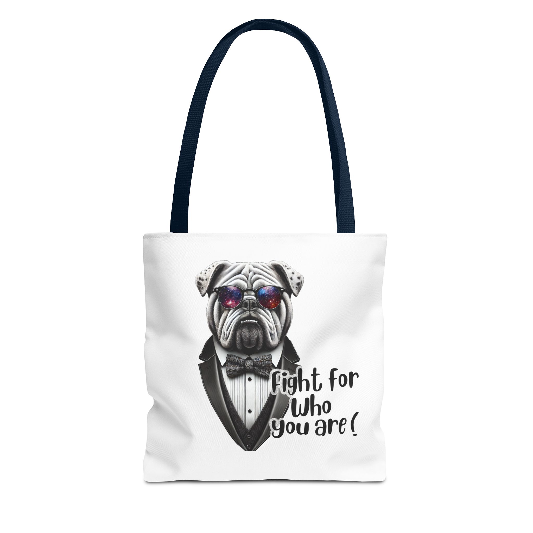 Canvas tote bag Vintage bag Motivational cute tote bag Bull dog design funny tote bag for self confidence shoulder bag – Image 25