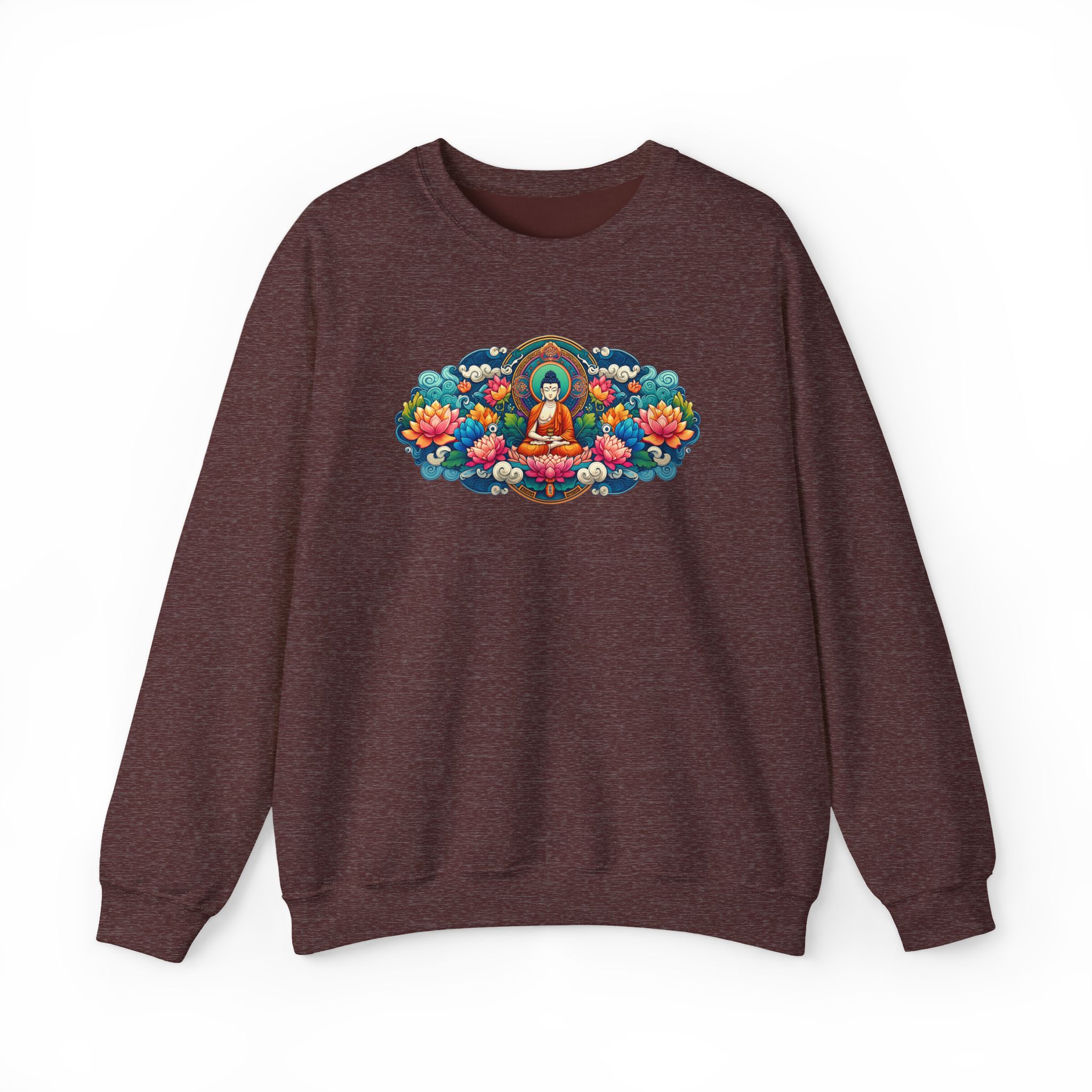 Yoga Vibes sweatshirt – Zen sweater – Meditation Sweatshirt Buddha print - Image 8