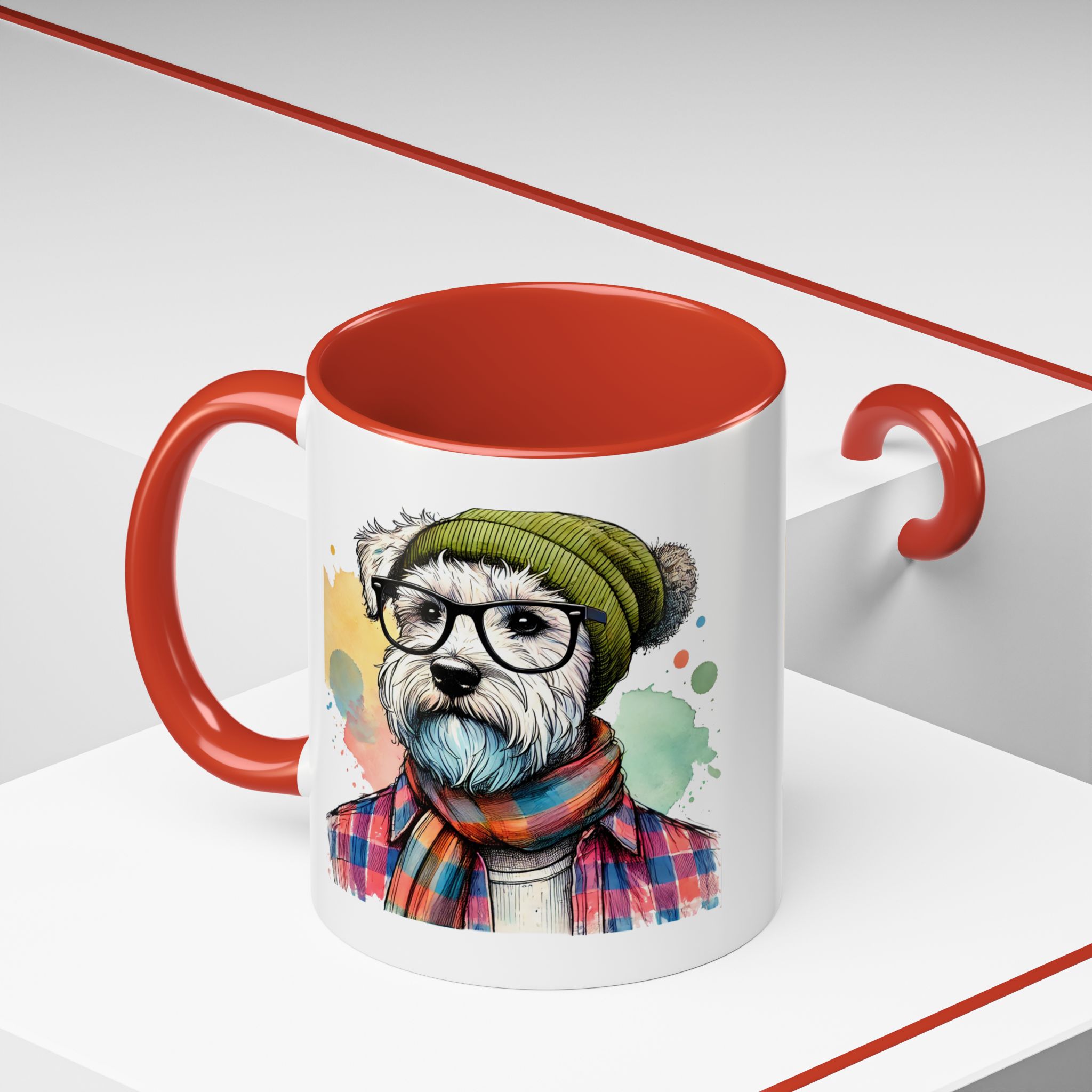 Funny mug dog Boho coffee mug funny gift pet lover hipster accessory lover tea office mug unique design - Image 16