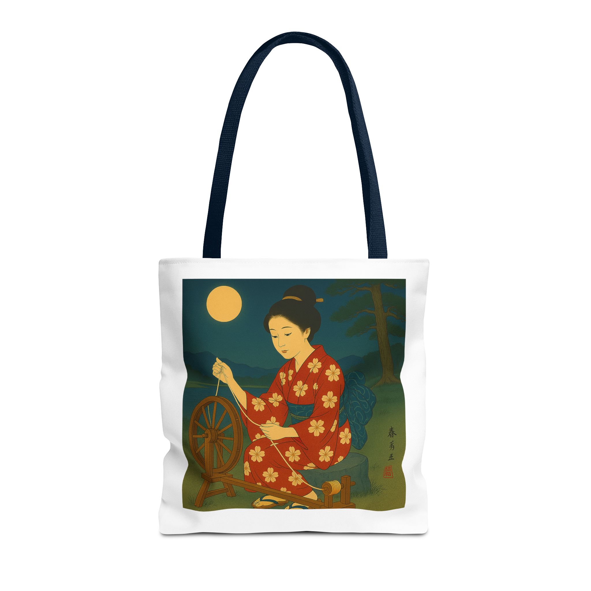 Japan shopping bag retro artistic illustration with unique graphics - Image 27