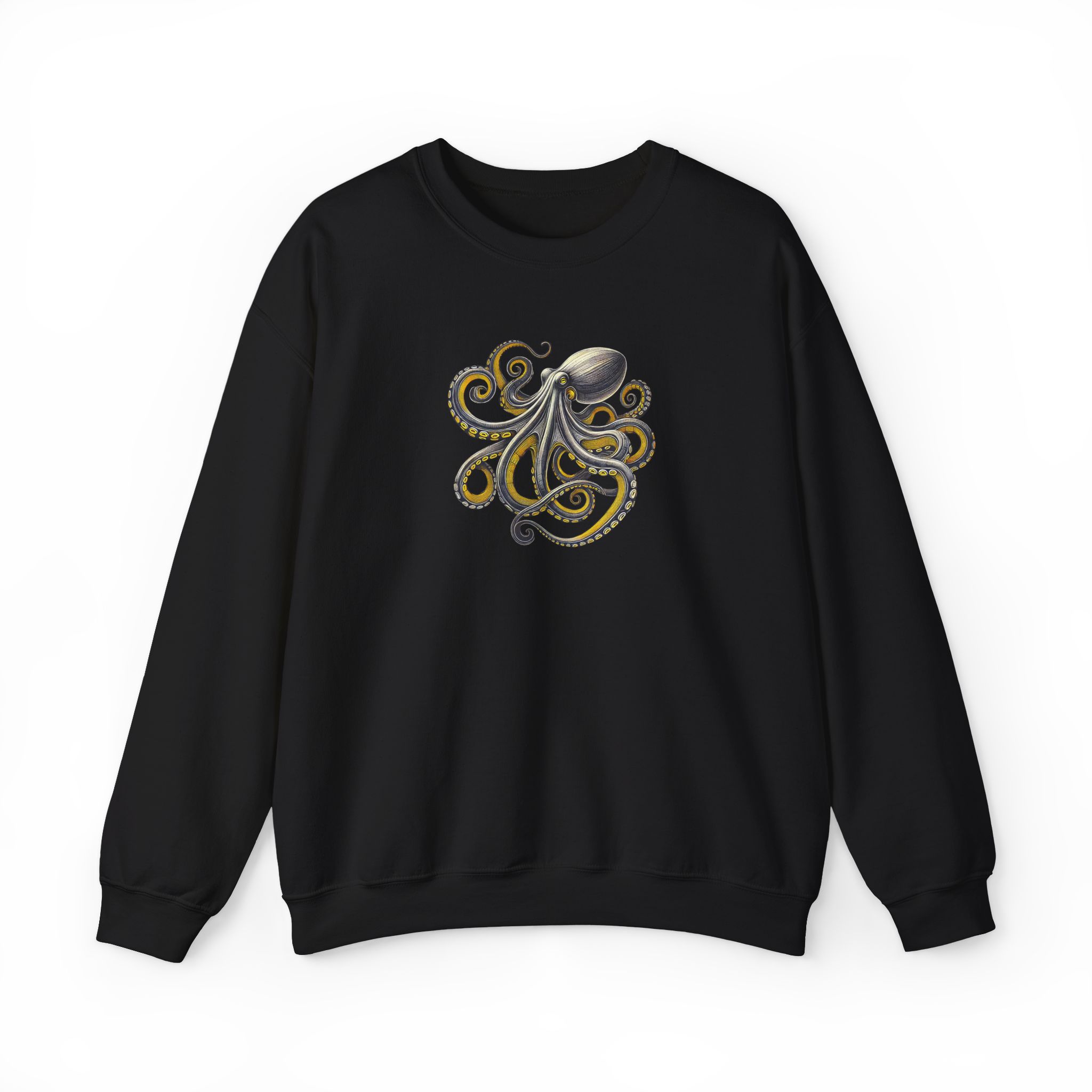 Octopus sweatshirt – Boho Octopus sweater – Japan Octopus Sweatshirt nature print - Image 8
