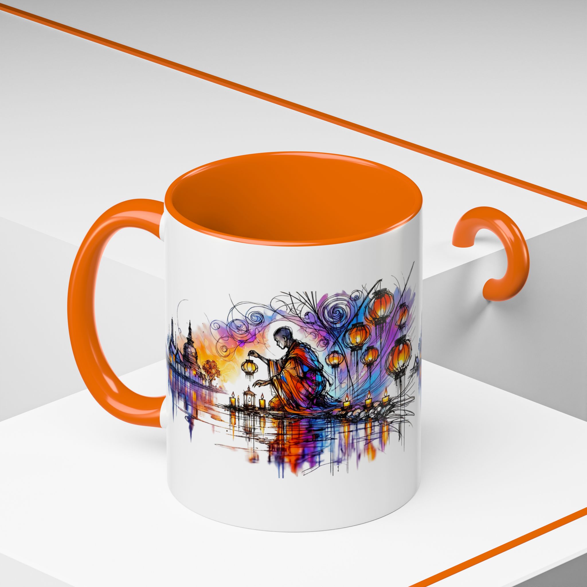 Office mug Buddha coffee Cup yoga tea Mug coffee meditation accessory mindfulnss cool gift for her – Image 44