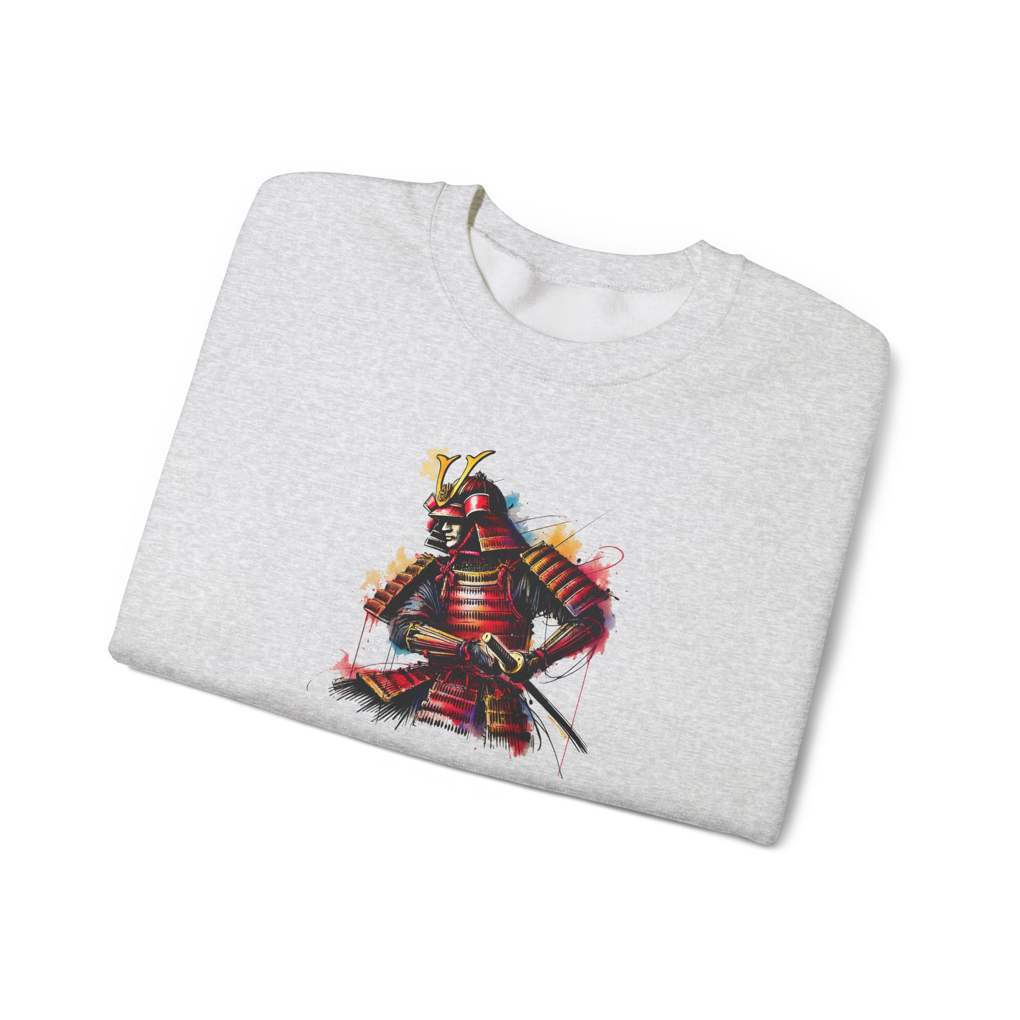 Samurai sweatshirt – Japan sweatshirt – Retro Samurai sweatshirt japanese print - Image 2