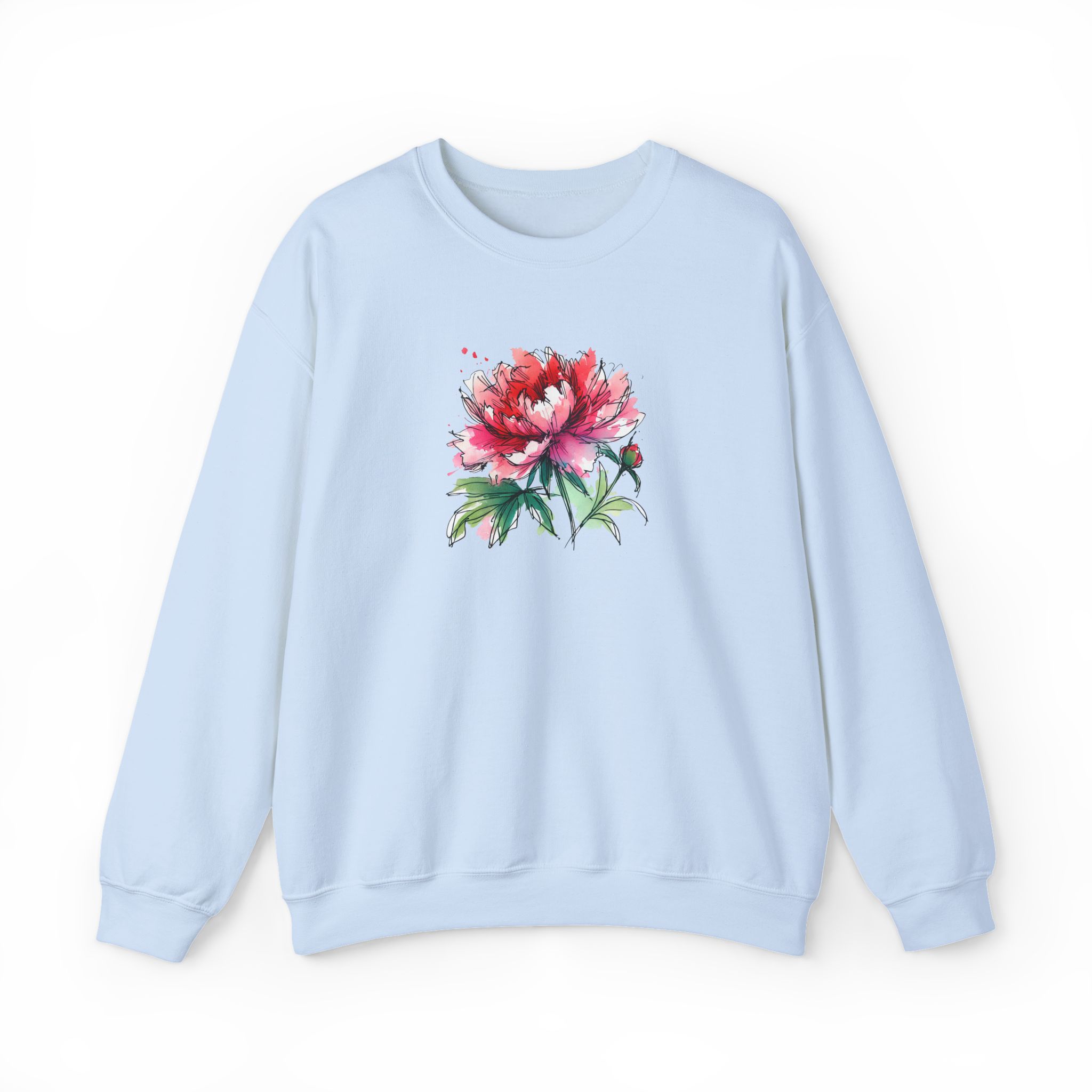Flower sweatshirt – Tropical sweatshirt – Boho Flower sweater nature print - Image 22