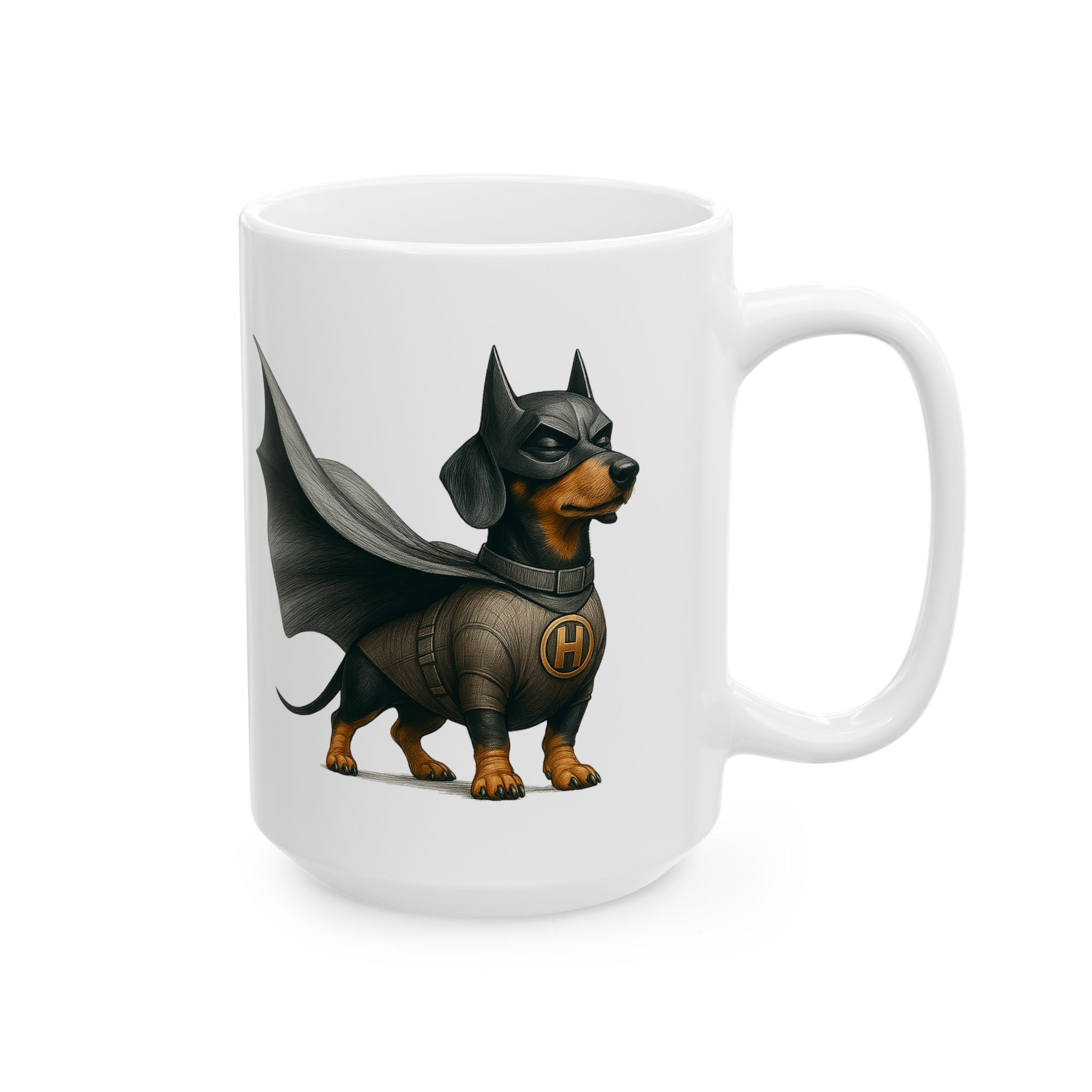 Office mug Superhero coffee cup dog superhero accessory dog lover gift for her tea mug cute puppy design - Image 4