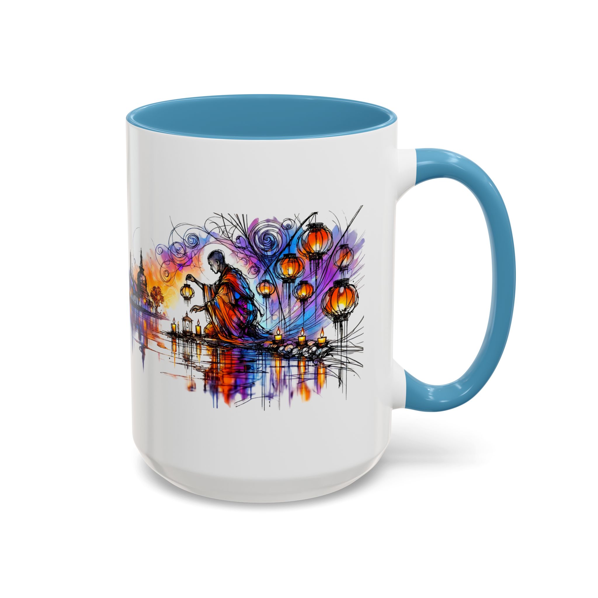 Office mug Buddha coffee Cup yoga tea Mug coffee meditation accessory mindfulnss cool gift for her – Image 37