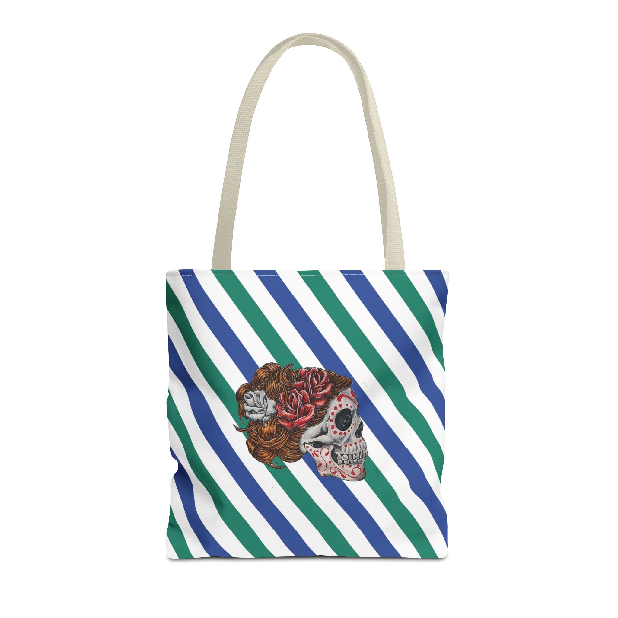 Canvas tote bag Surrealism Dia de los muertos shoulder bag unique Drawing by Celebrated Artist – Image 21