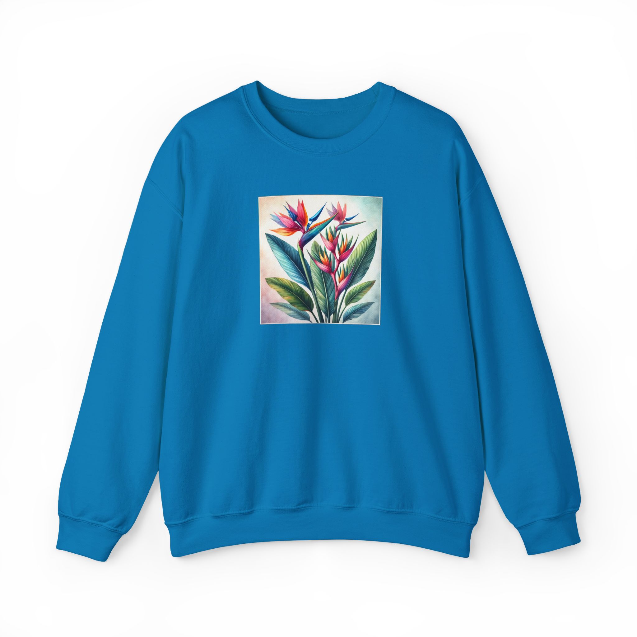 Flower sweatshirt – Tropical sweatshirt – Boho Flower sweater nature print - Image 26