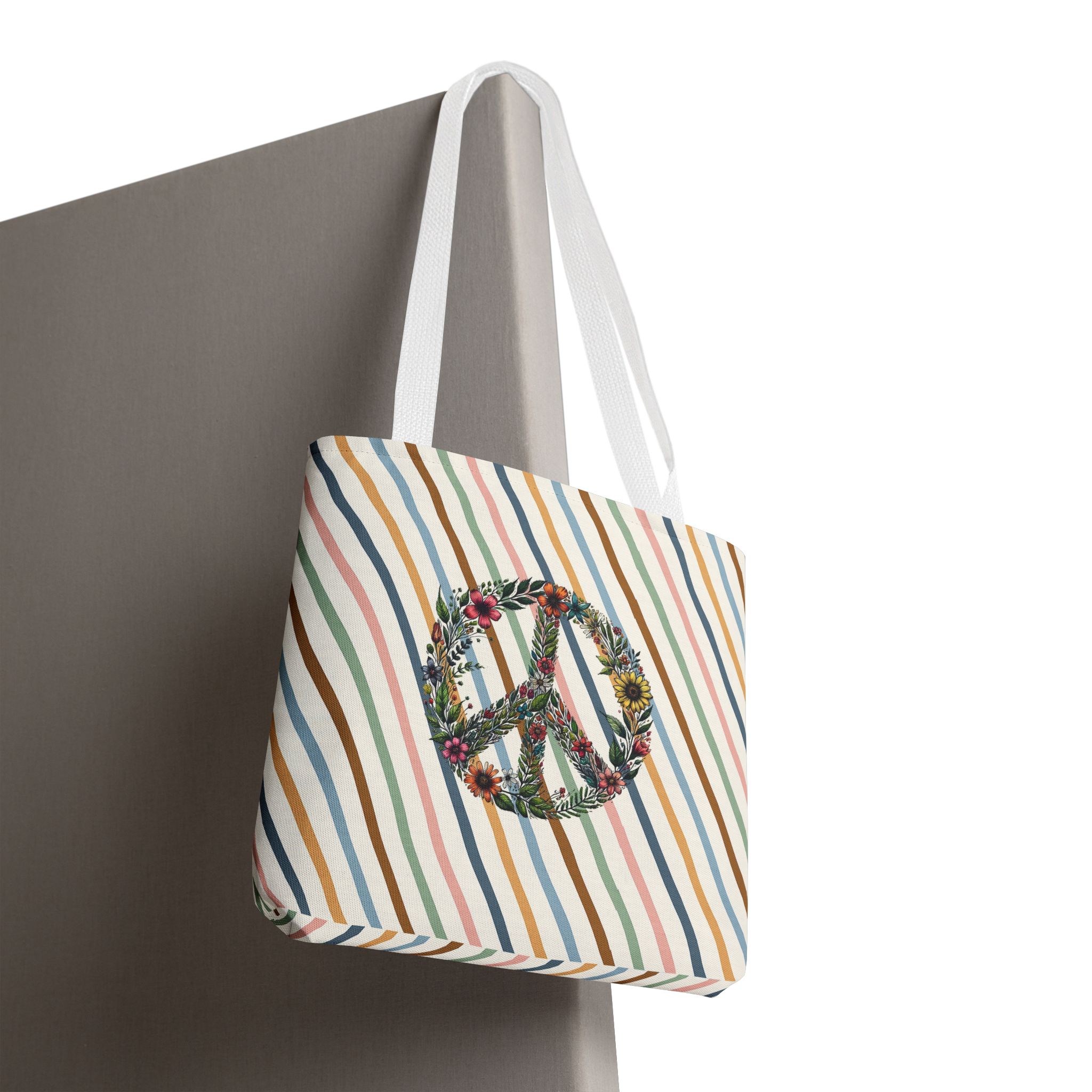 Peace and Love tote bag positive vibes and dreamy vintage look - Image 18
