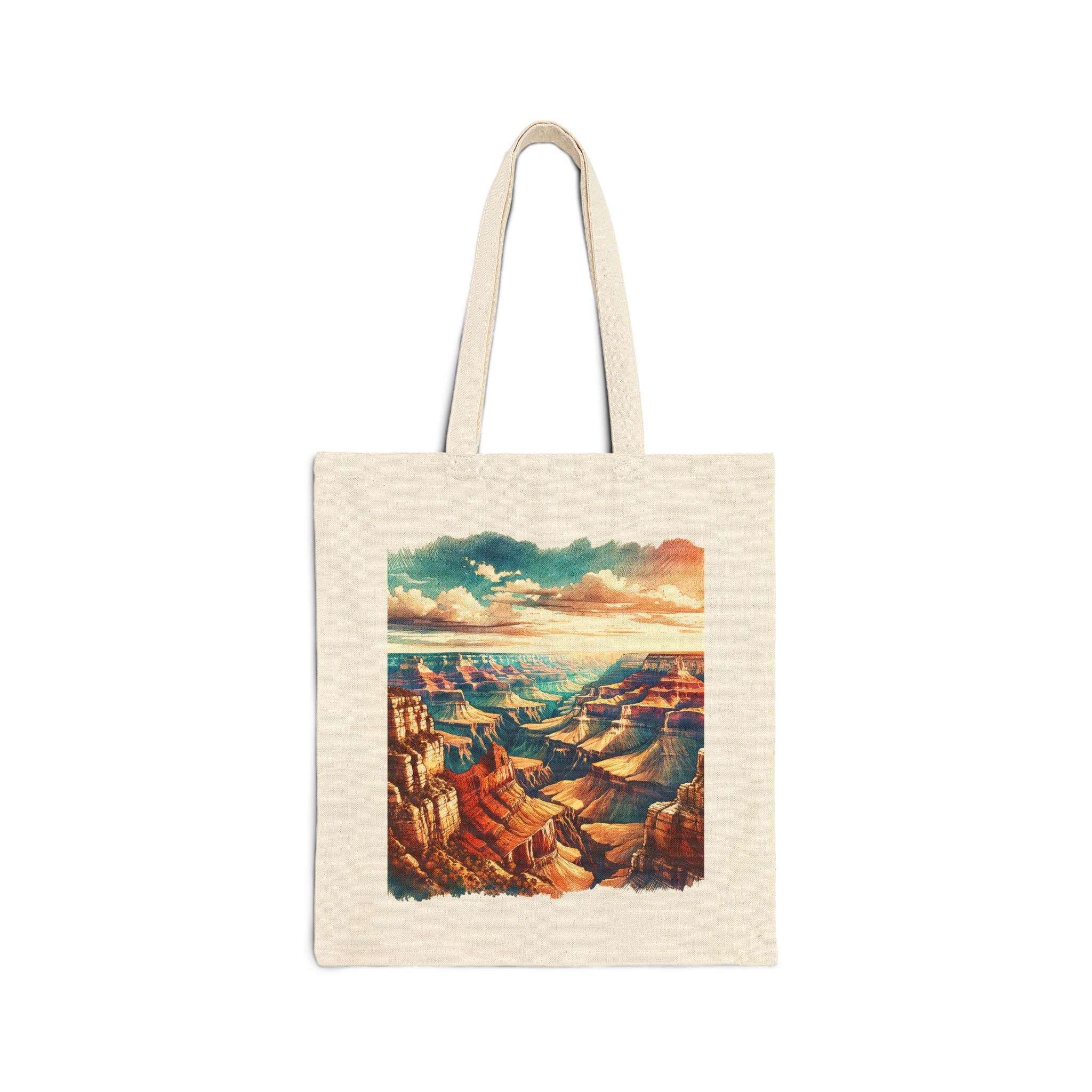 Grand Canyon tote bag landscape canvas tote bag nature canvas tote bag comfortable cute tote bag cool print ethical handbag