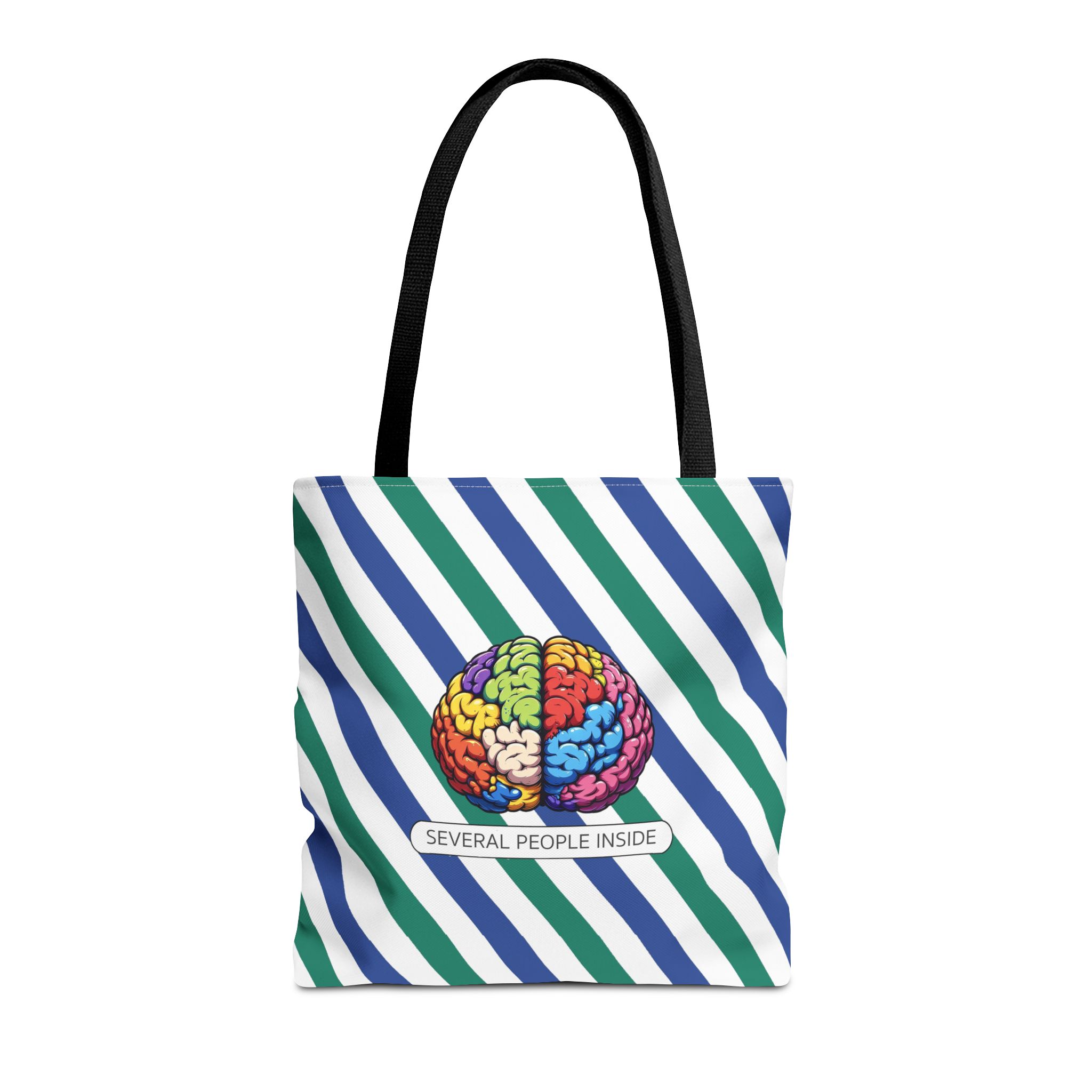 Satiric tote bag Brain canvas tote bag funny shoulder bag fun gift sarcastic cute tote bag boho purse cool handbag - Image 3