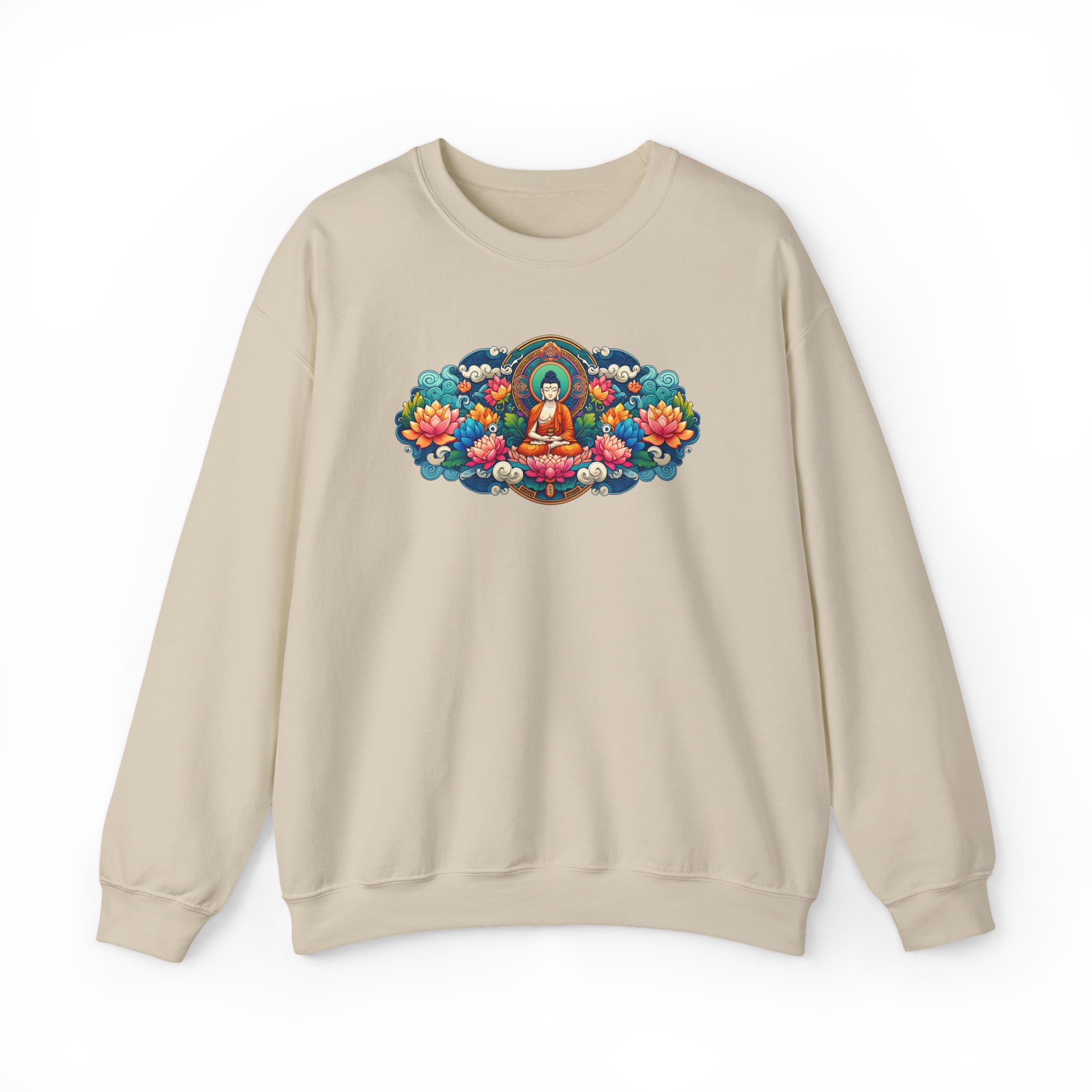 Yoga Vibes sweatshirt – Zen sweater – Meditation Sweatshirt Buddha print - Image 12