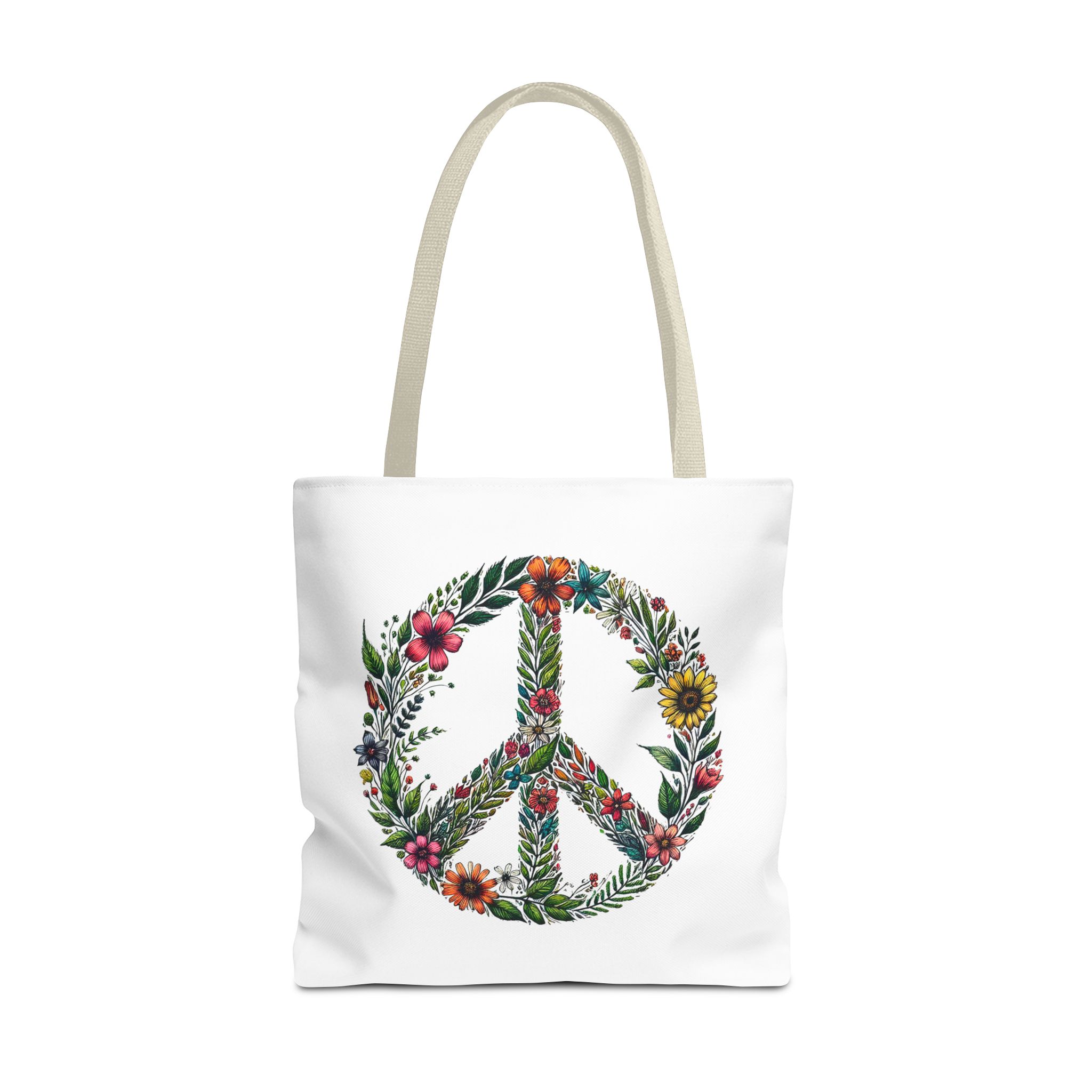 Peace and Love tote bag positive vibes and dreamy vintage look - Image 23