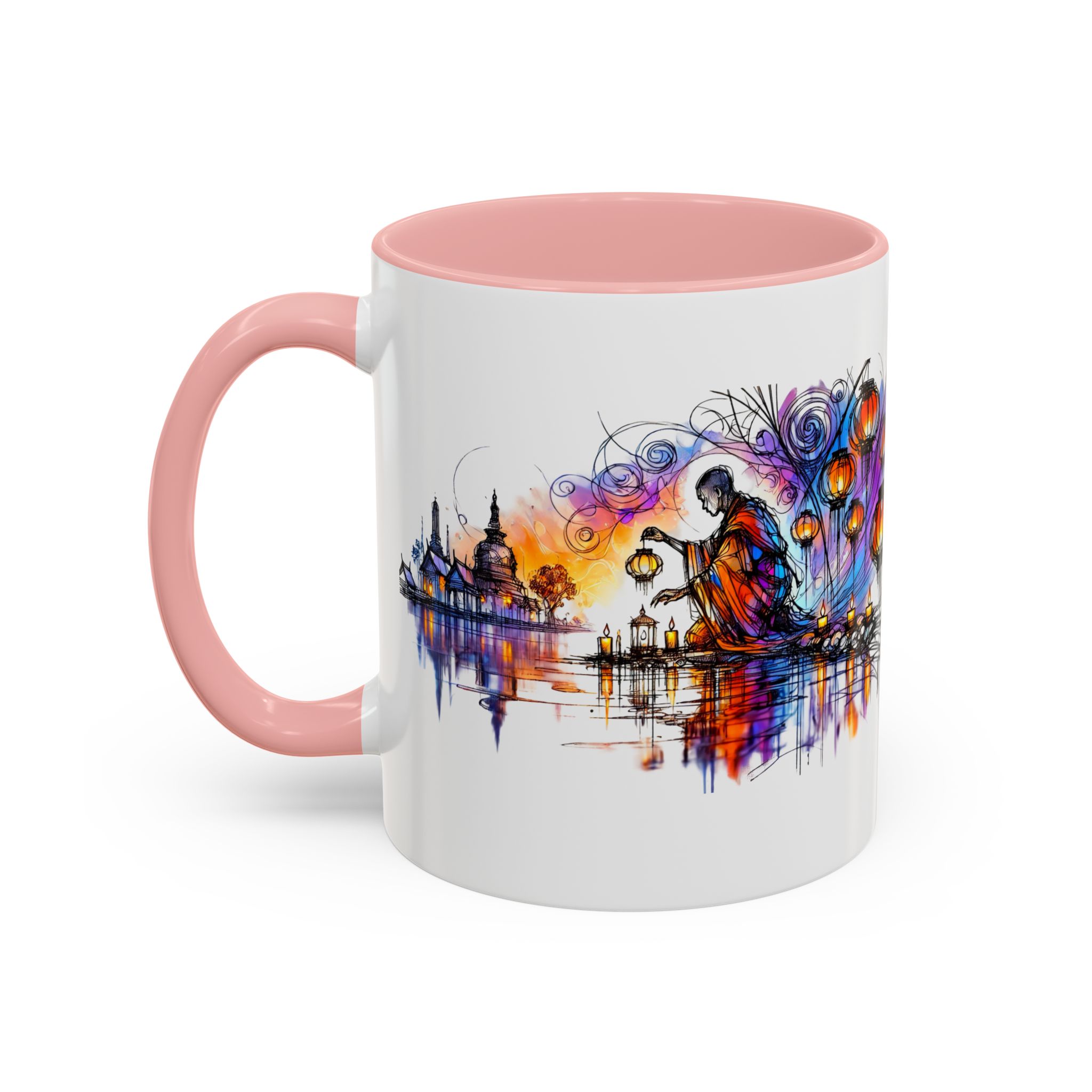 Office mug Buddha coffee Cup yoga tea Mug coffee meditation accessory mindfulnss cool gift for her – Image 10