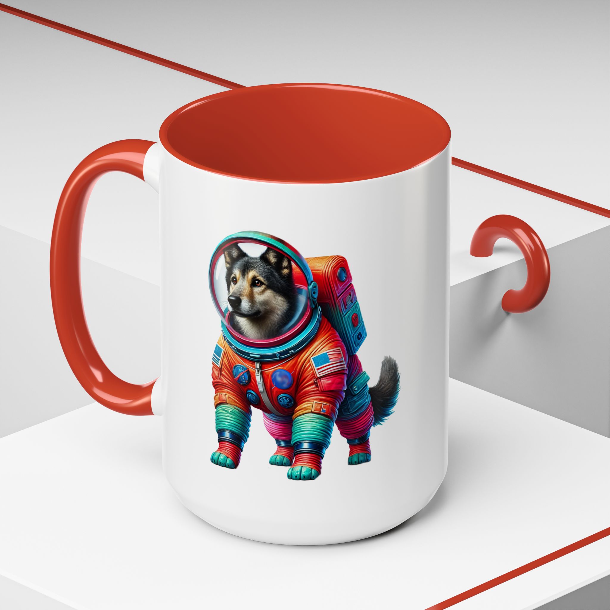 Office mug Dog Outerspace coffee cup Dachshund astronaut tea lover boho gift for her pet accessory puppy - Image 36