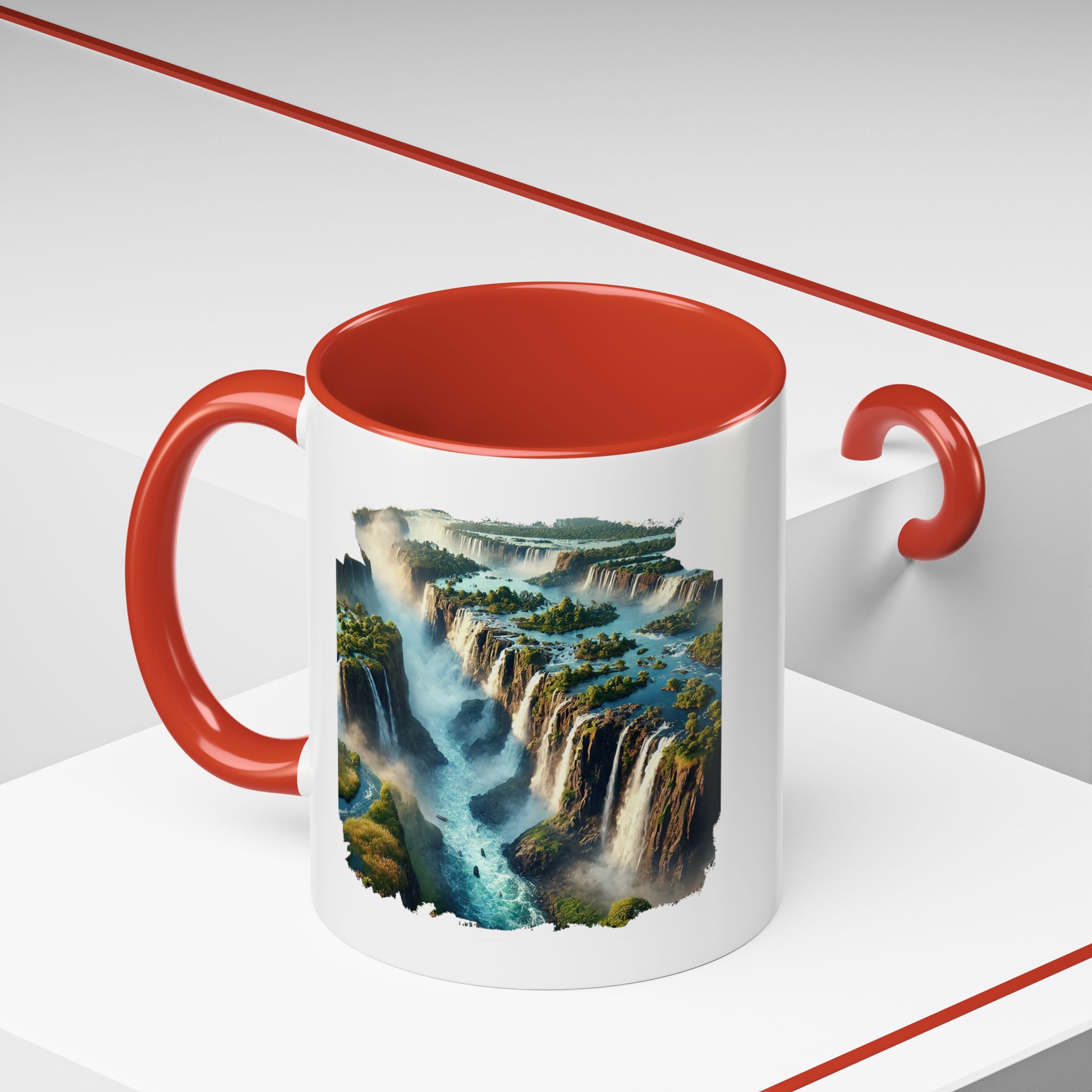 Tea mug Landscape Brazil office mug nature Iguazu & igacu print boho gift coffee accessory unique cup vintage - Image 16