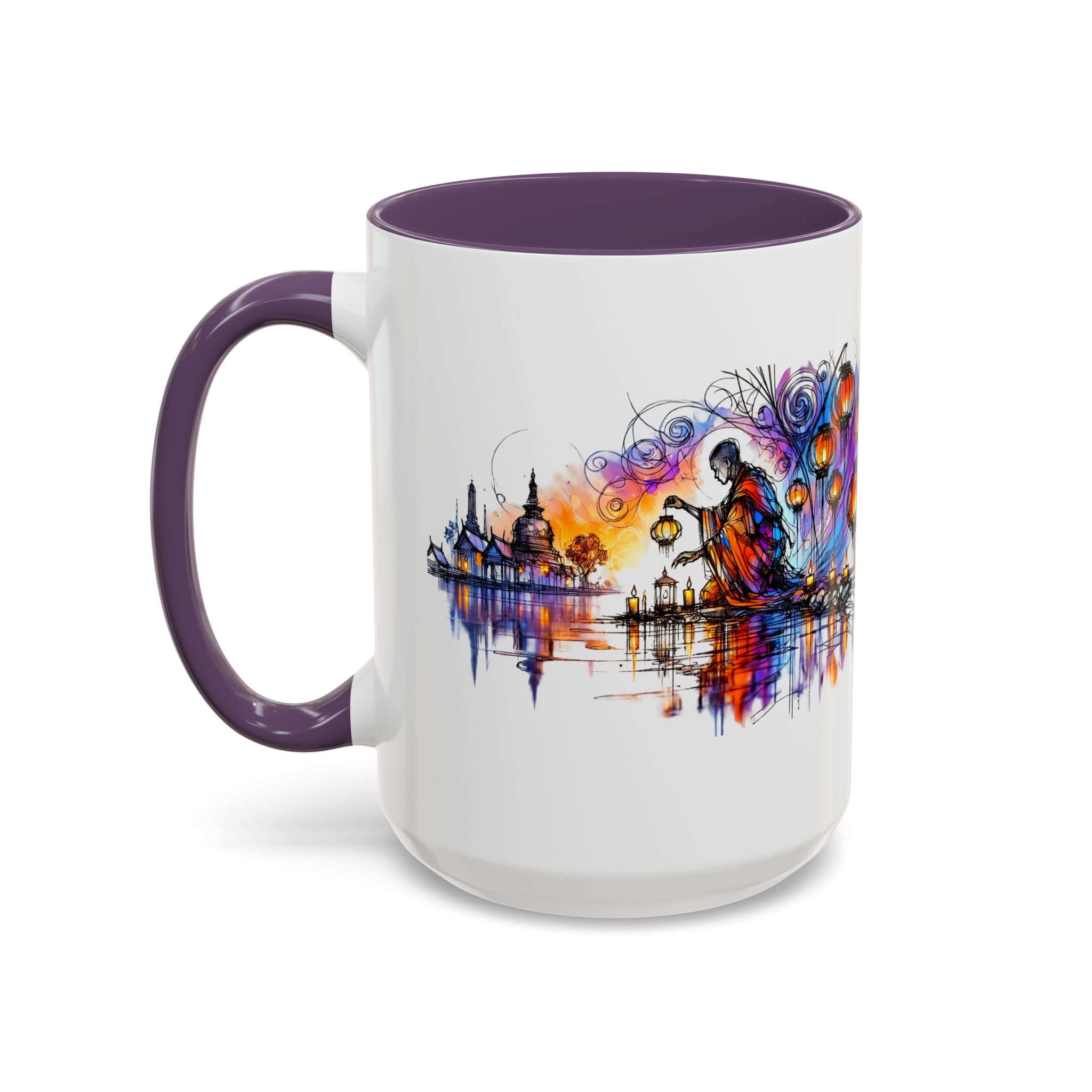 Office mug Buddha coffee Cup yoga tea Mug coffee meditation accessory mindfulnss cool gift for her – Image 58