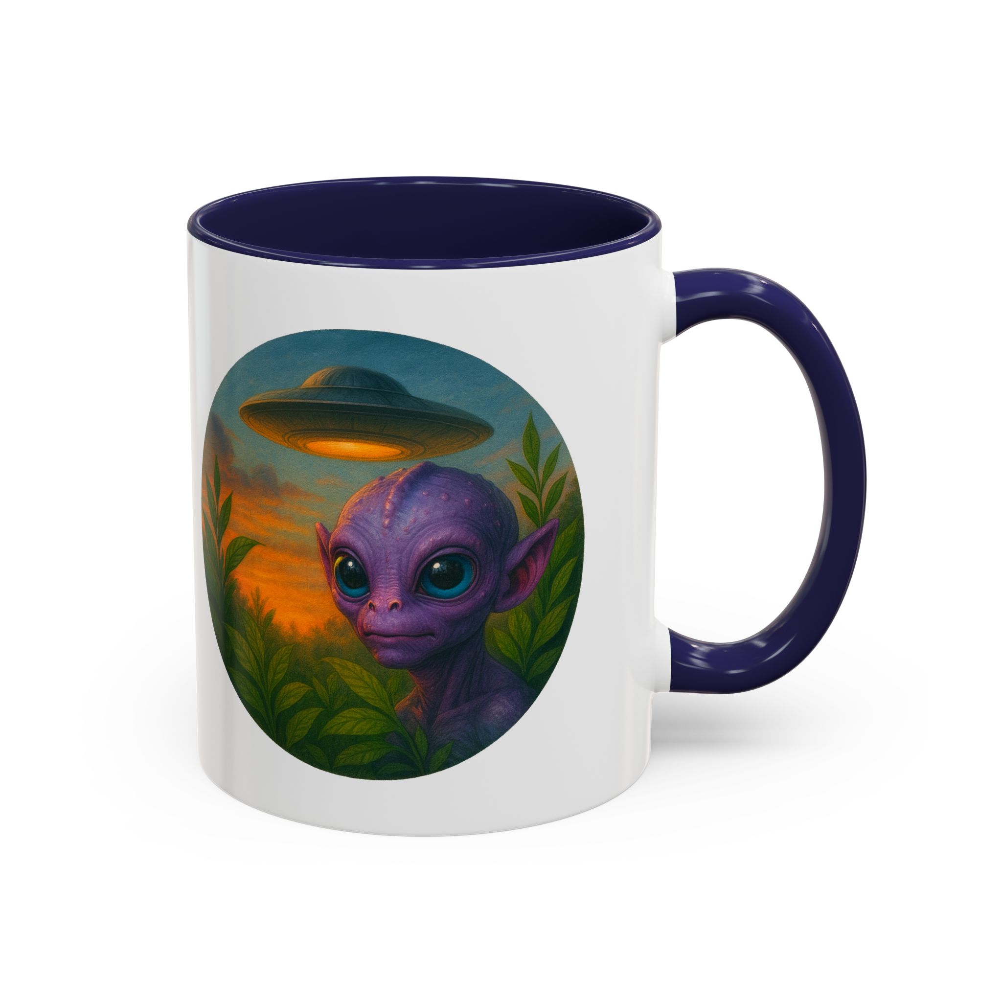 Alien mug and cup extraterrestrial whale fantasy funny vintage graphic oversized womens design - Image 9