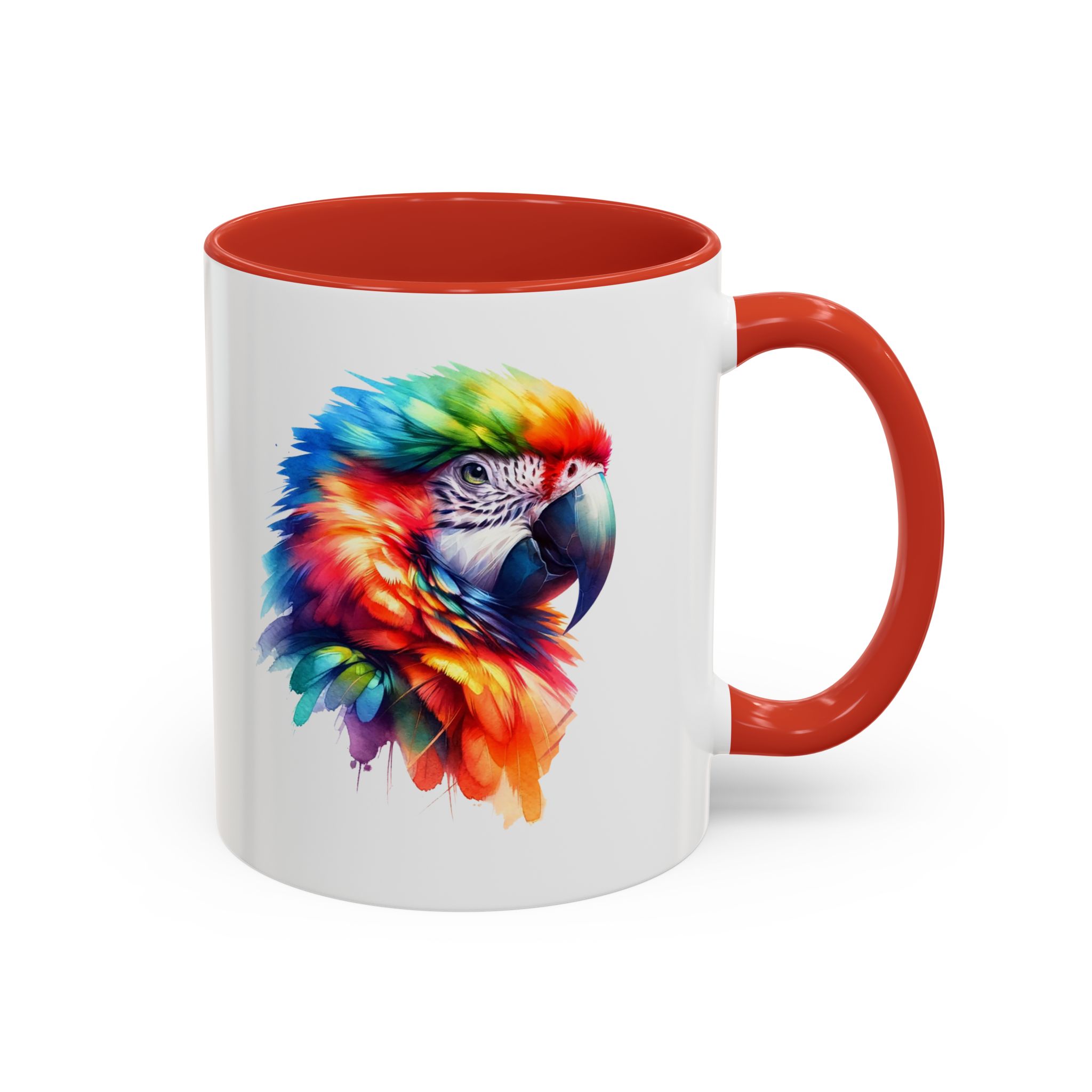 Parrot Mug vivid colors bird lover Cup parrot print cool print nature lover accessory stylish print - Imagen 13