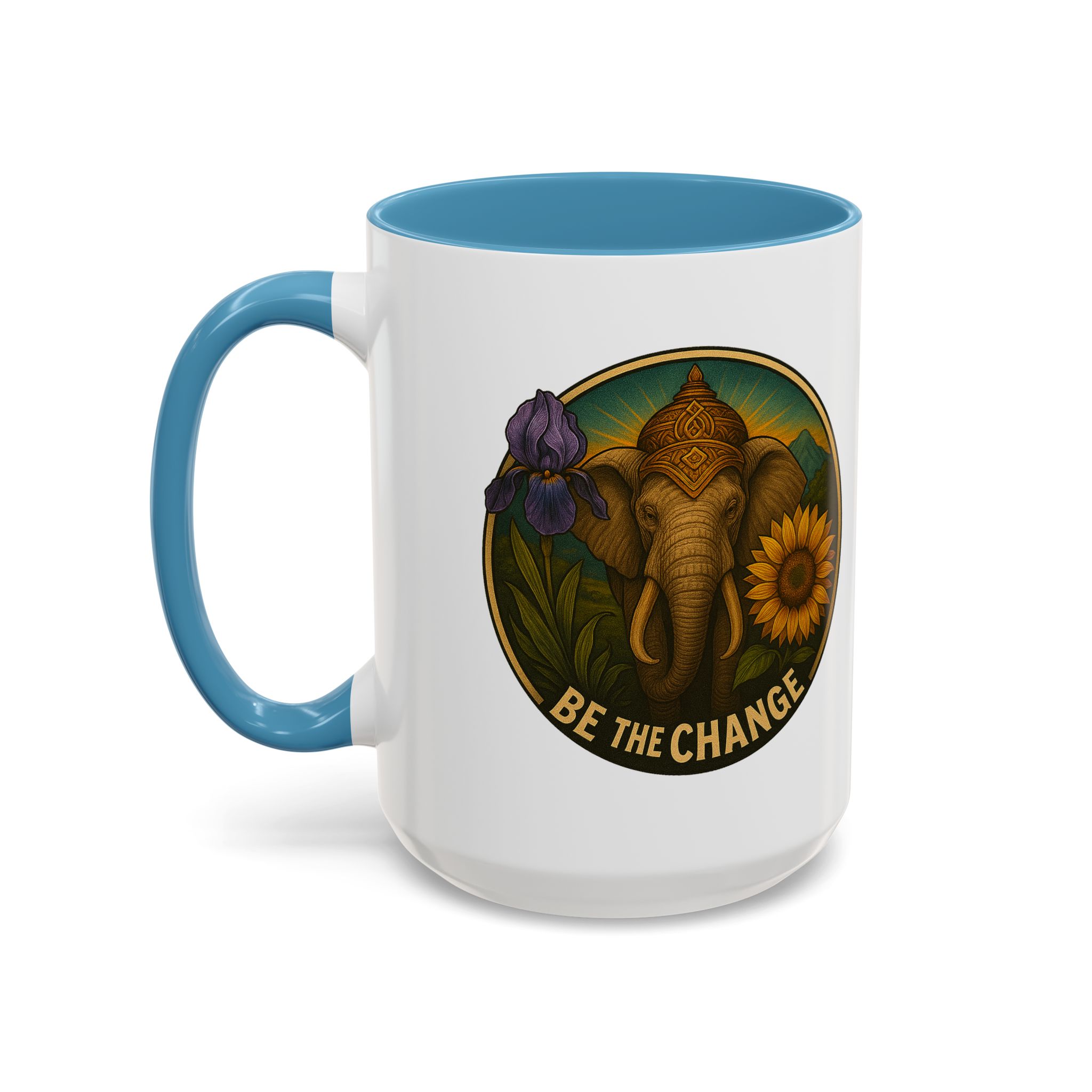 Surrealist coffee mug buddha Fantasy mug Limited Edition Hand Drawn Art by Real Artist - Imagen 38