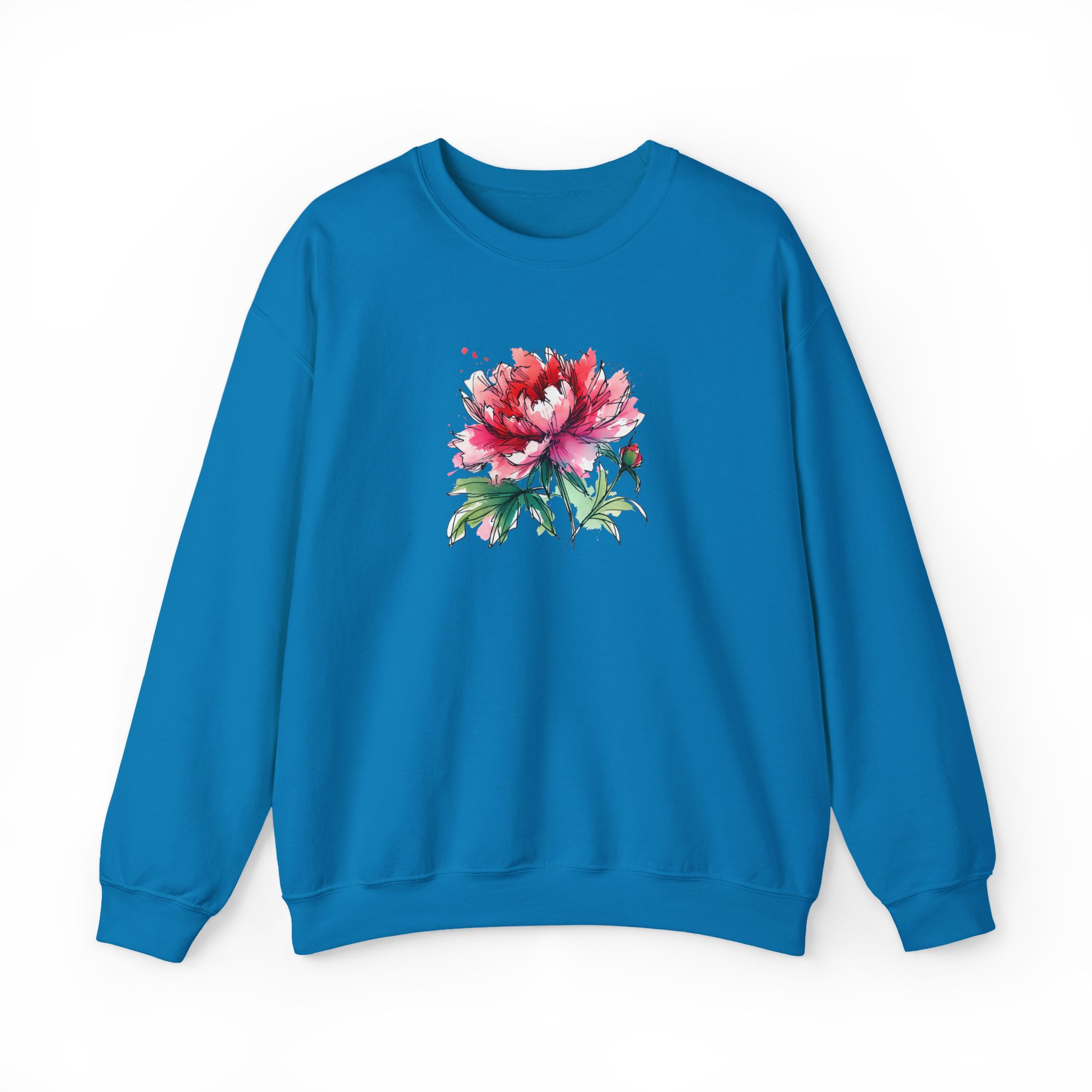Flower sweatshirt – Tropical sweatshirt – Boho Flower sweater nature print - Image 26
