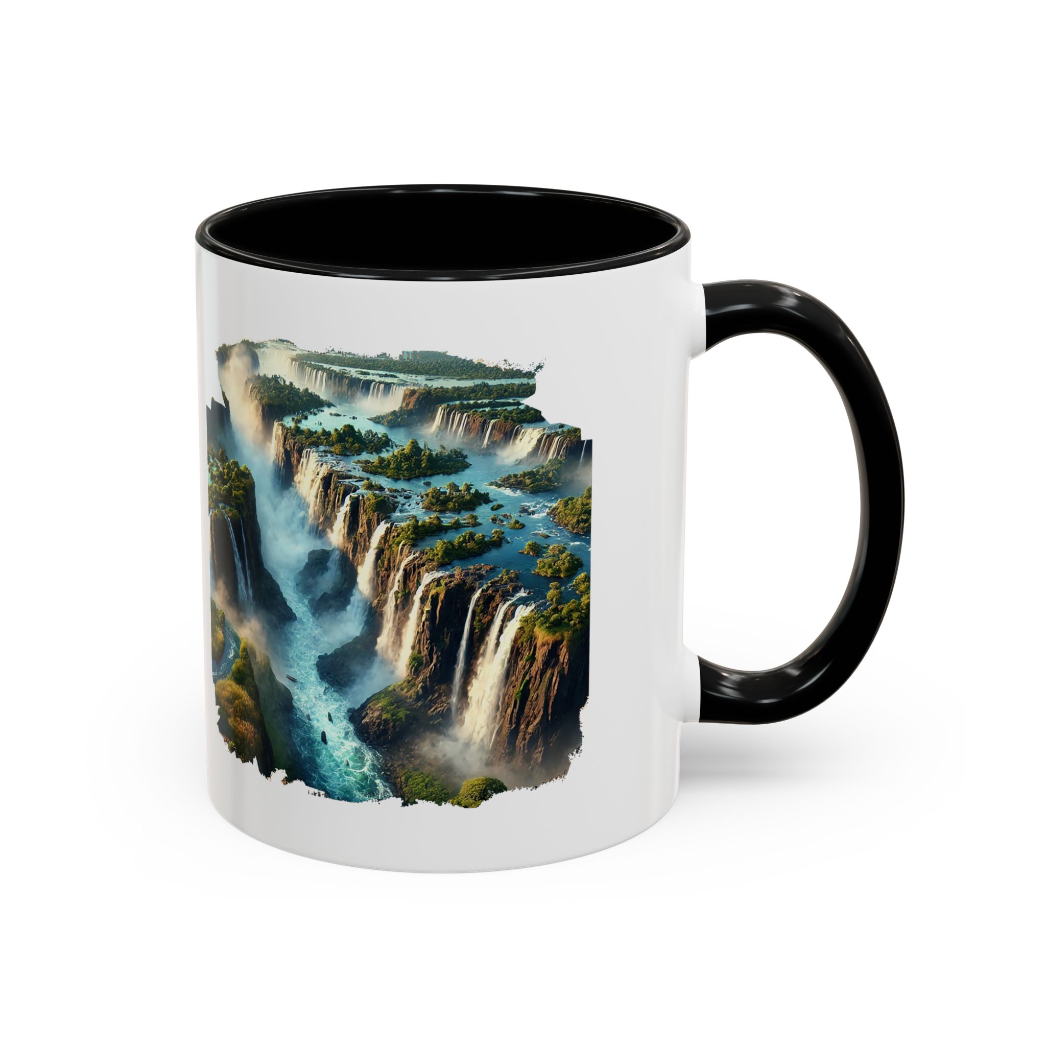 Tea mug Landscape Brazil office mug nature Iguazu & igacu print boho gift coffee accessory unique cup vintage - Image 2