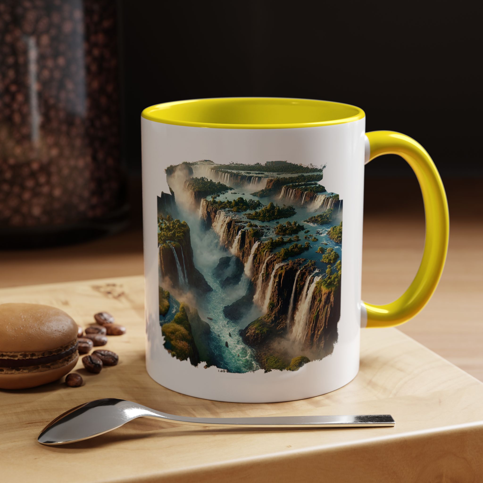 Tea mug Landscape Brazil office mug nature Iguazu & igacu print boho gift coffee accessory unique cup vintage - Image 51