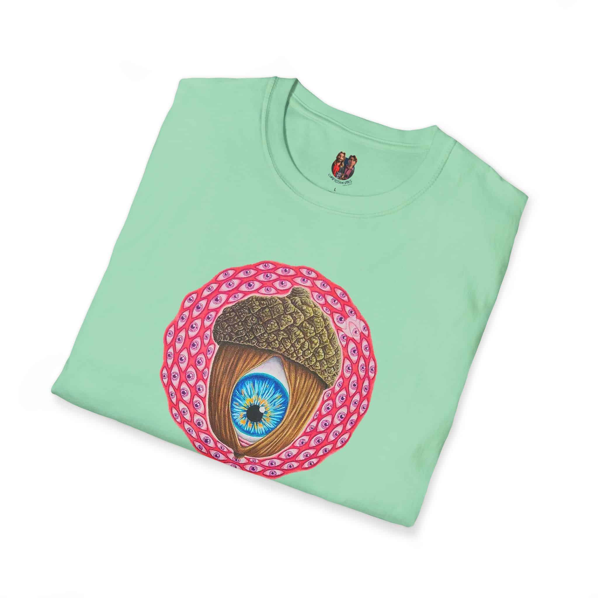 Imaginative Surrealist Art Tshirt Goat Unique Dream tee by Renowned Artist - Image 13