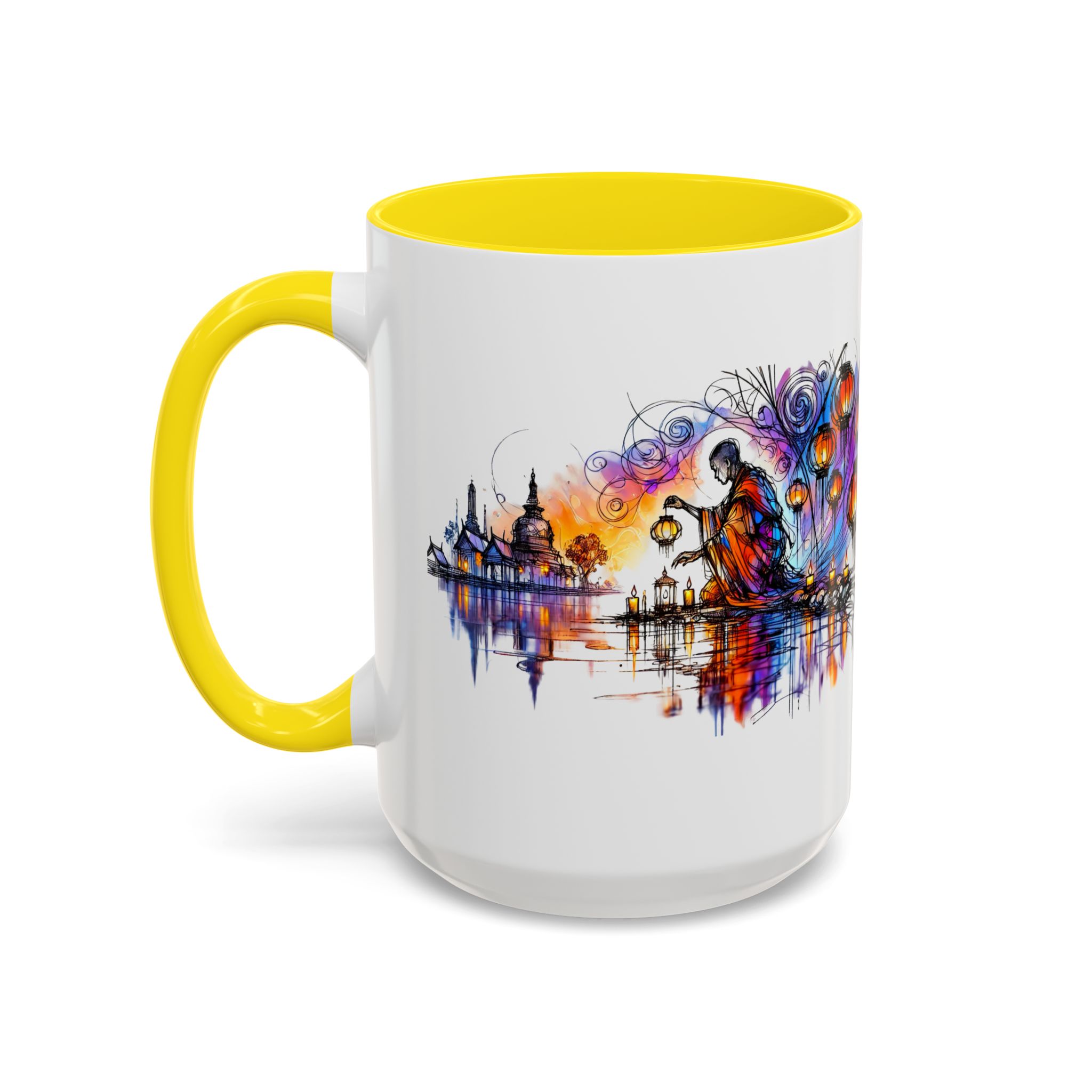 Office mug Buddha coffee Cup yoga tea Mug coffee meditation accessory mindfulnss cool gift for her – Image 62