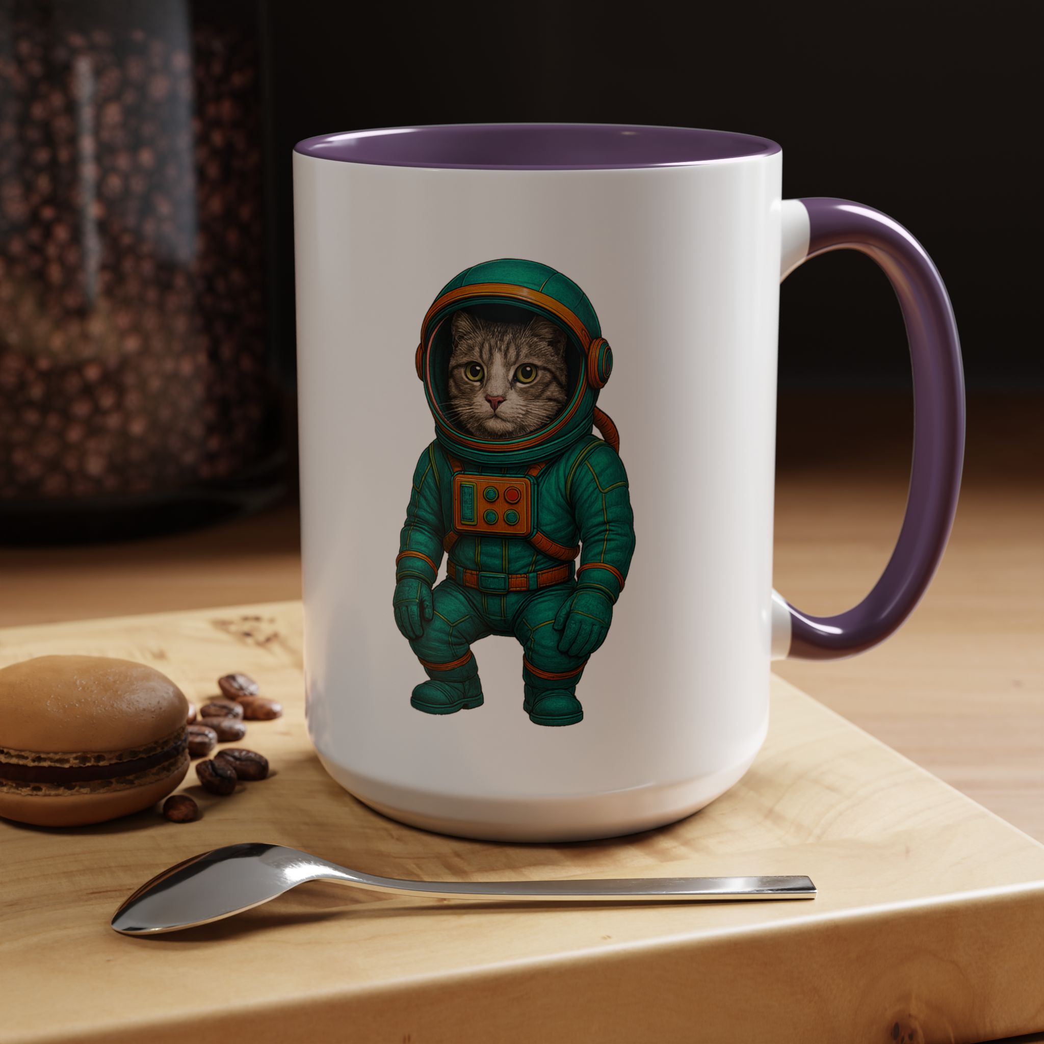 Coffee Mug funny Cat lover boho Mug Cat astronaut tea cup pet unique accessory kitten gift for her - Imagen 59