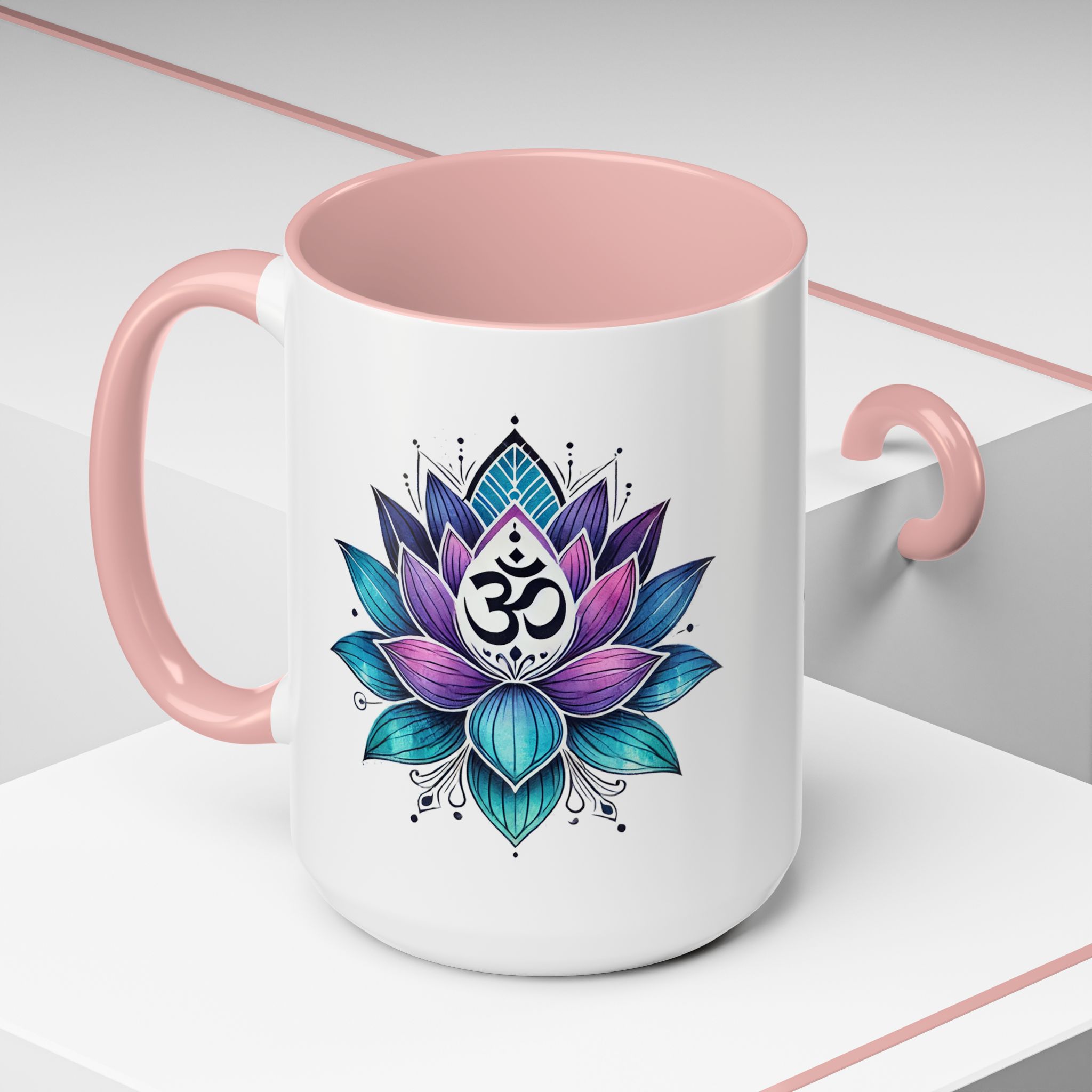 Boho office mug mindfulness mug lotus flower yoga gift coffee lover meditation accessory tea cup cute – Image 32