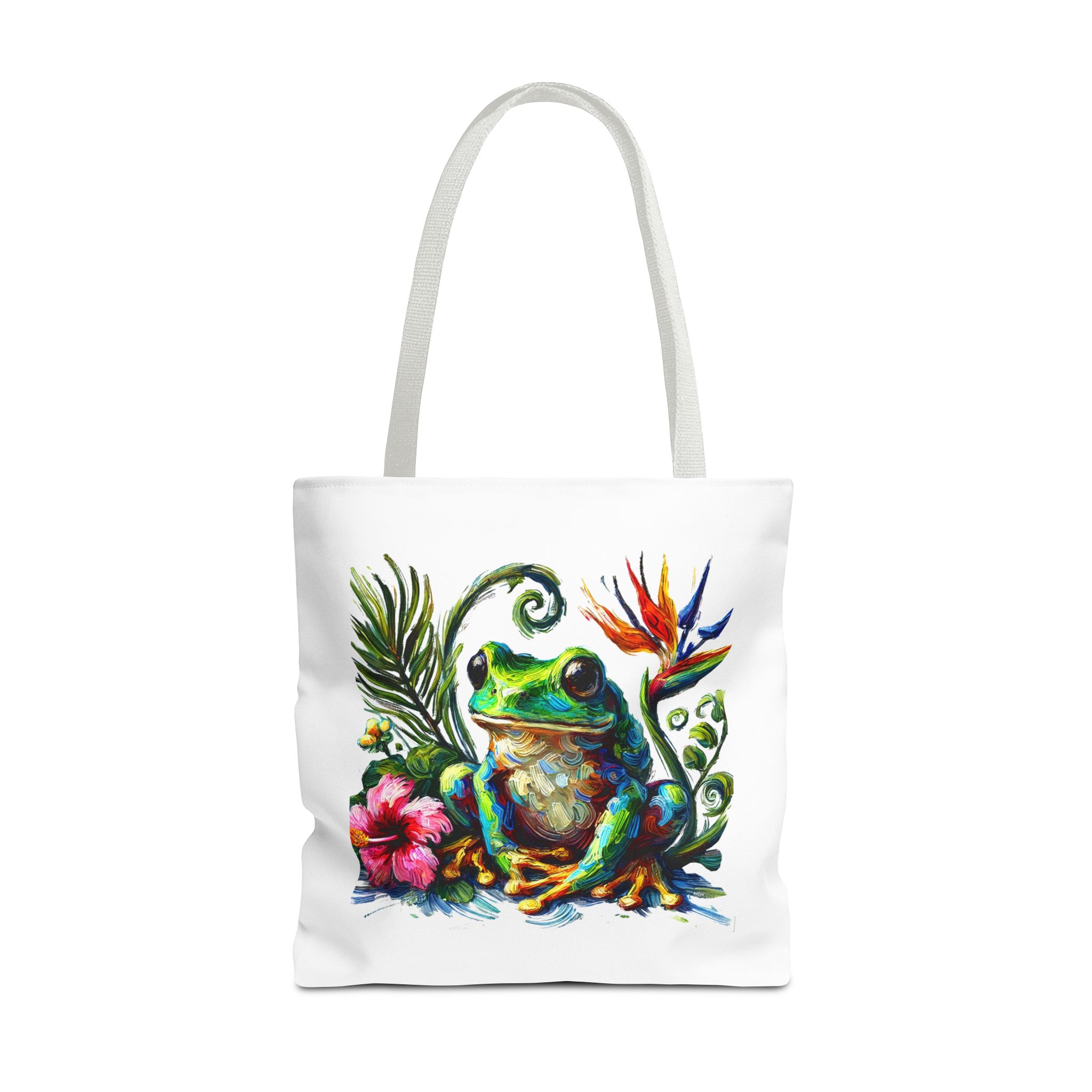 Canvas Tote bag jungle nature Bag boho clothing gift frog tropical visuals purse Handbag cool shoulder bag retro – Image 17