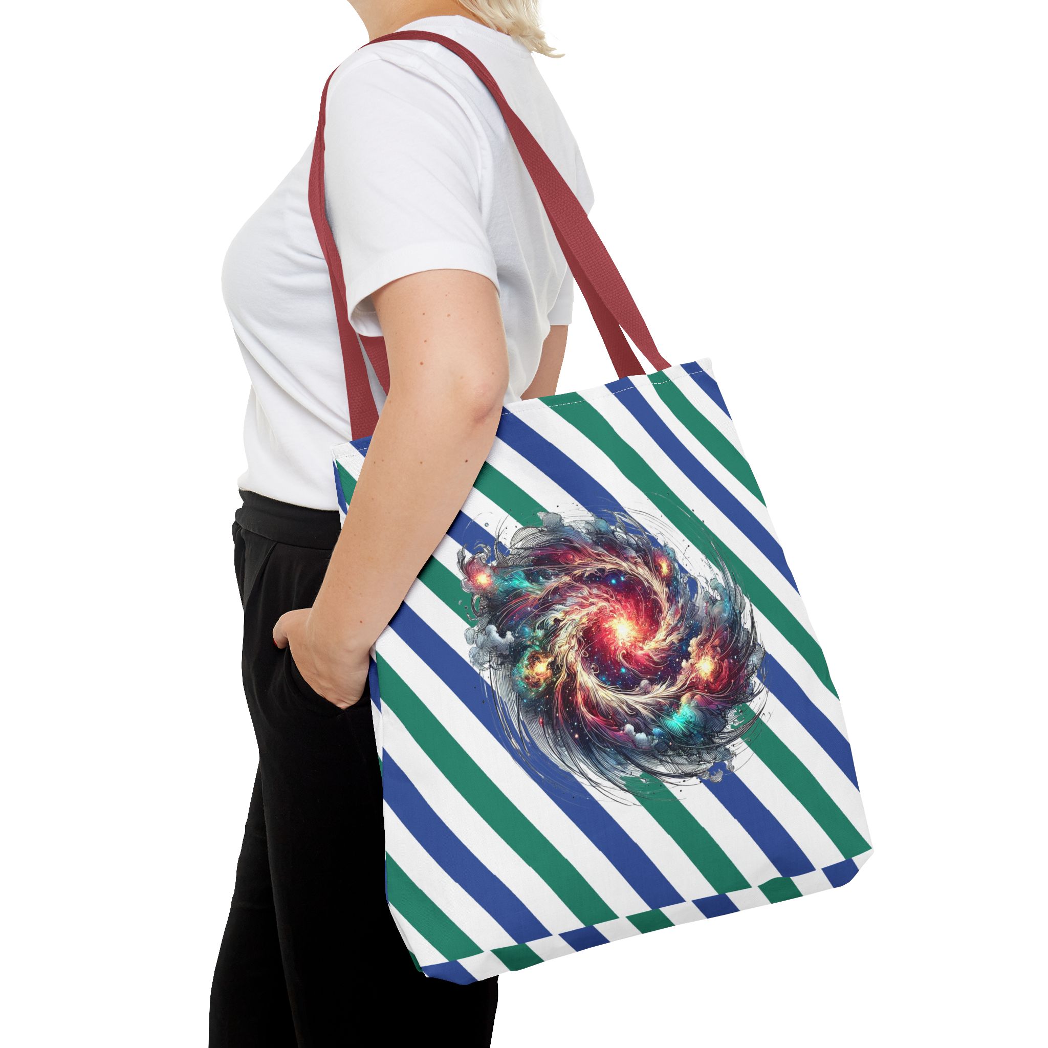Galaxy tote bag unique space design perfect as a gift - Image 12