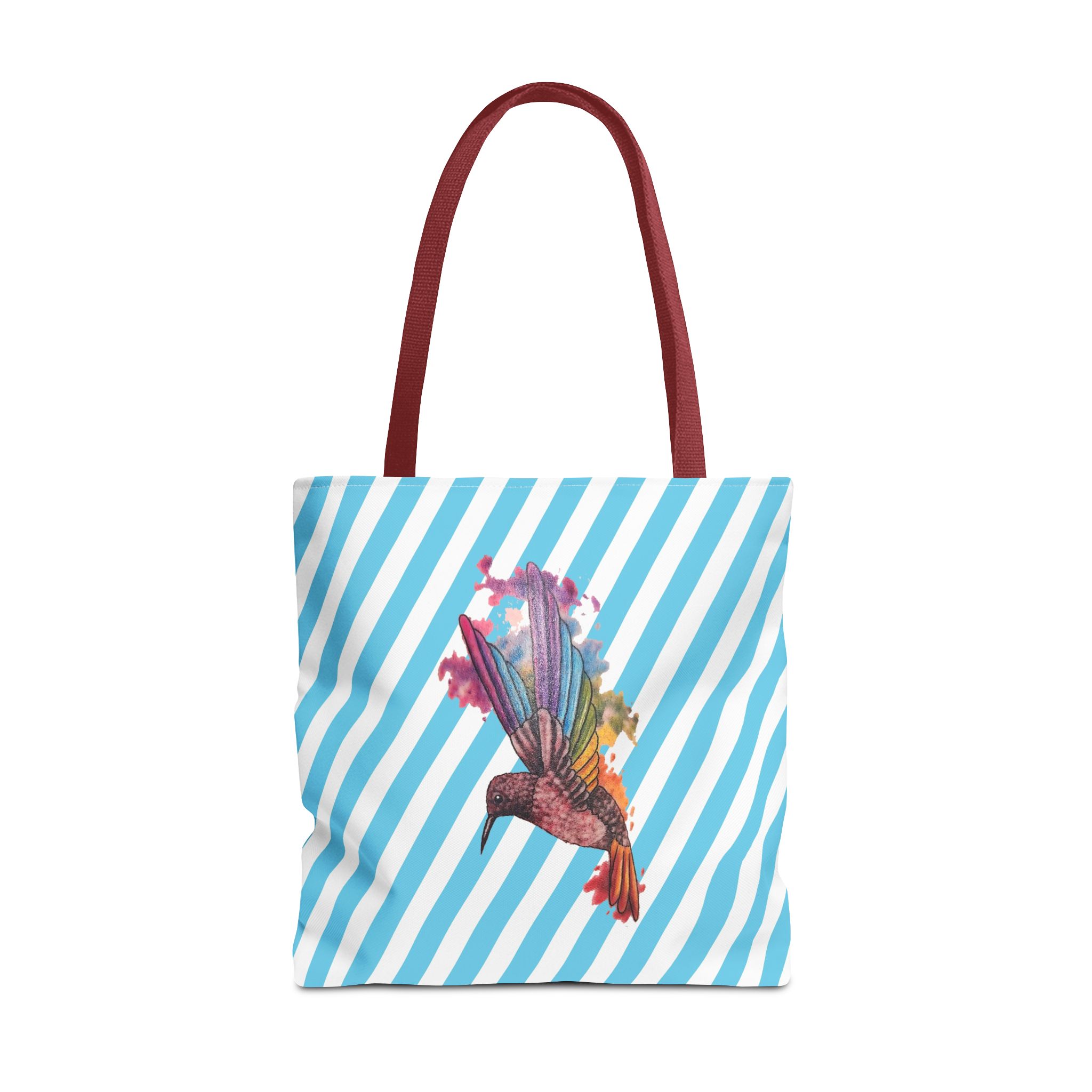 Canvas tote bag Surrealist shoulder bag hummingbird Unique Fantasy cute tote bag by Real Artist for Creative Souls - Image 11