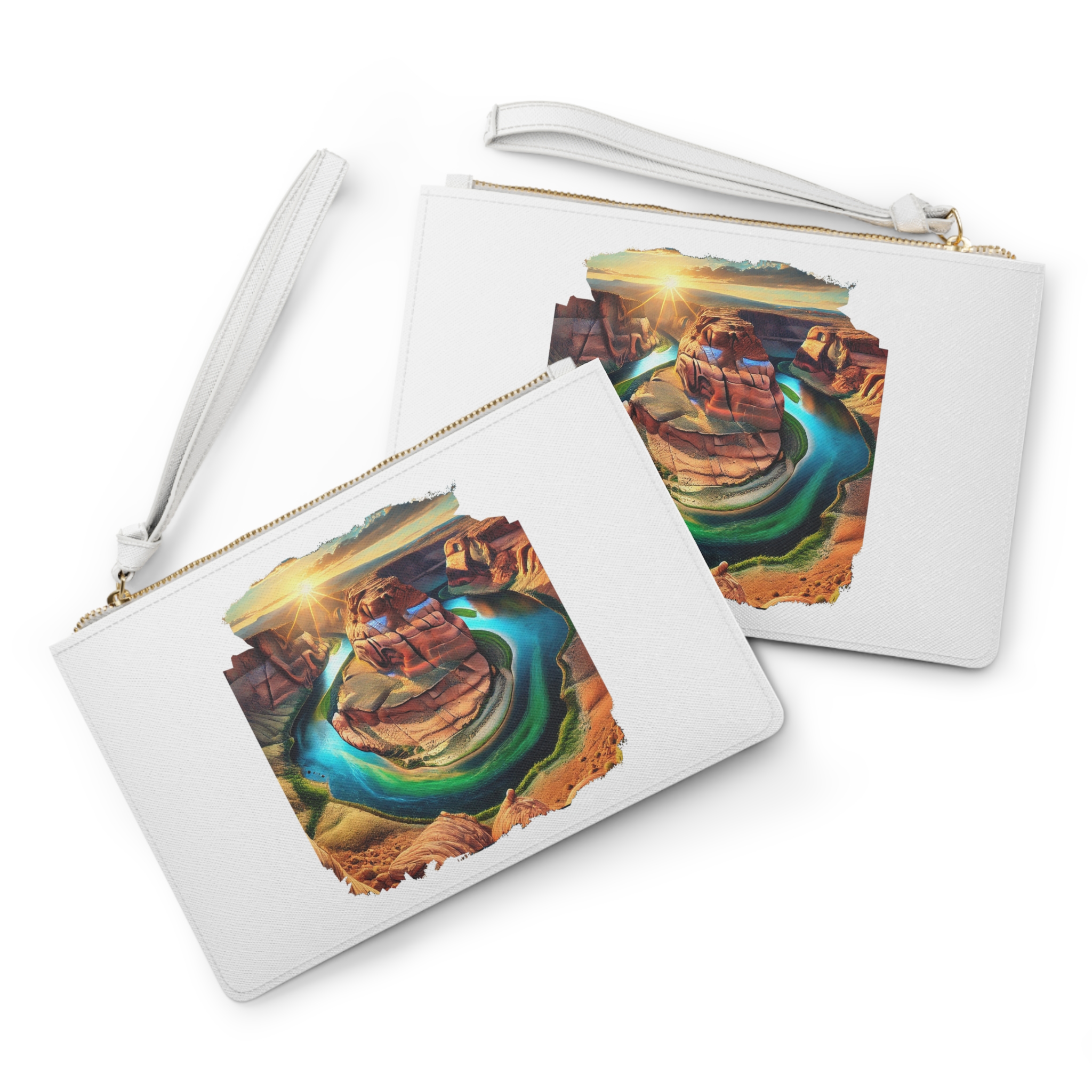 evening bag Grand canyon clutch bag landscape USA horsehoe bend clothing gift colouful Handbag vintage evening bag - Image 2