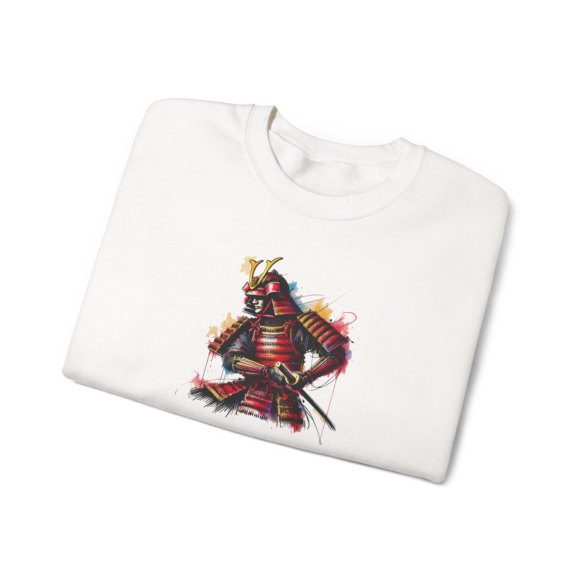 Samurai sweatshirt – Japan sweatshirt – Retro Samurai sweatshirt japanese print - Image 3