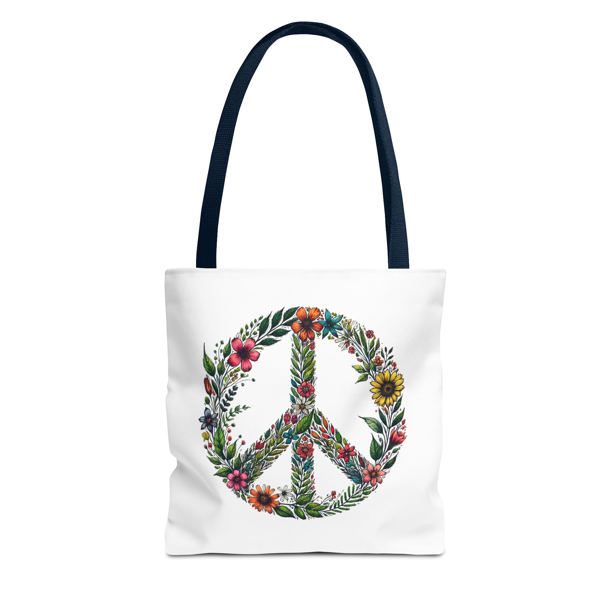 Peace and Love tote bag positive vibes and dreamy vintage look - Image 25
