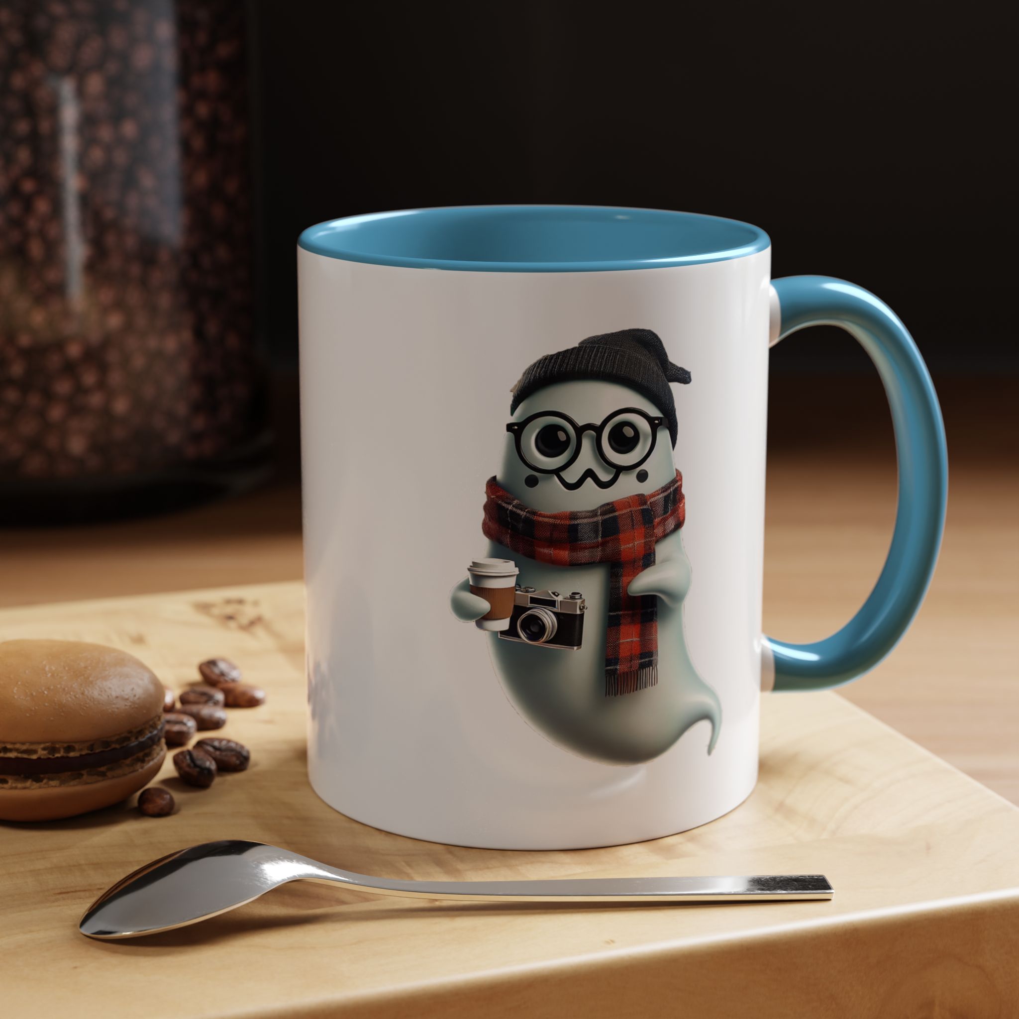 Funny mug boho Ghost coffee cup gift for him Ghost office Mug music lover accessory cool design - Image 35