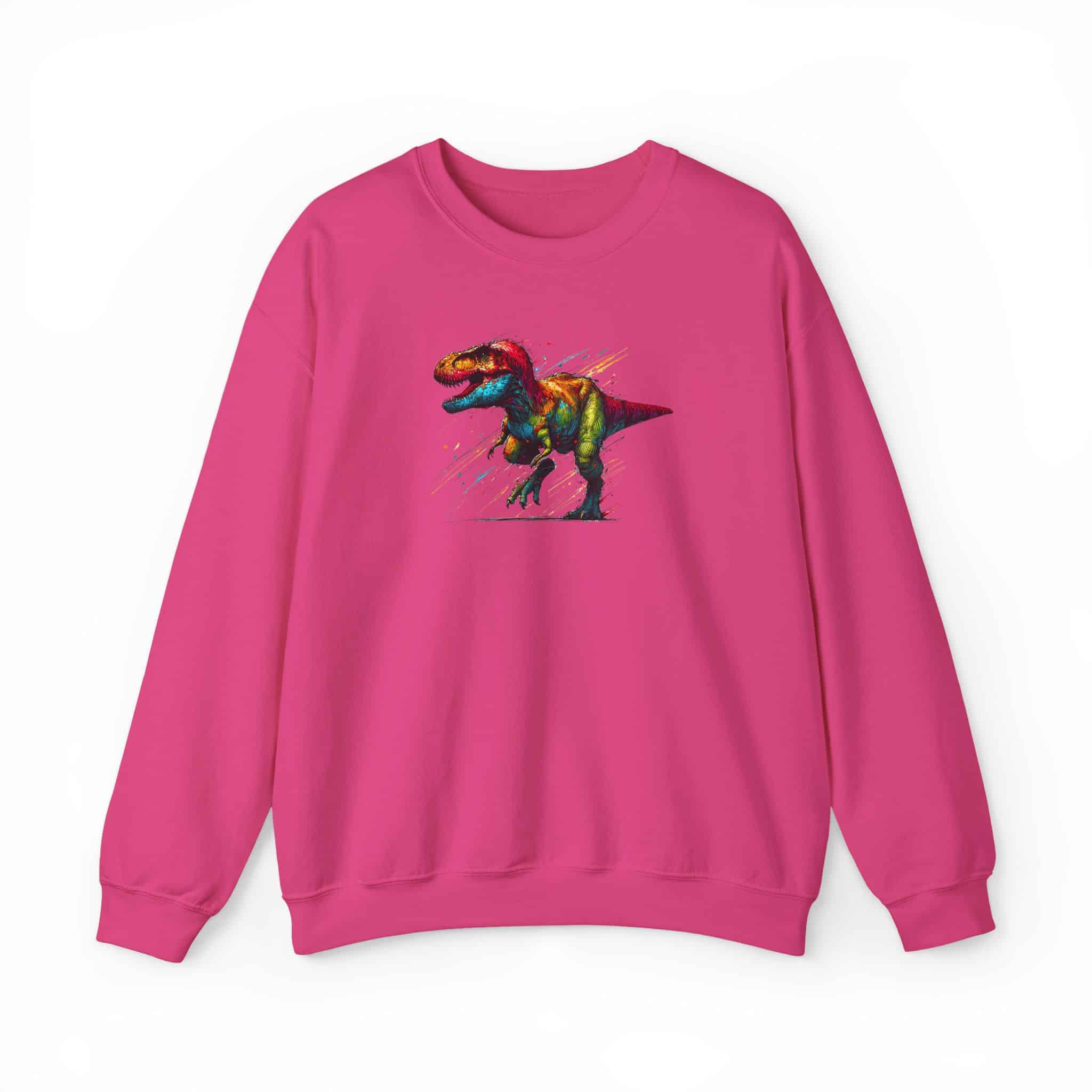 Jurassic sweatshirt – Dino sweatshirt – Triceratops sweater dinosaur print - Image 30