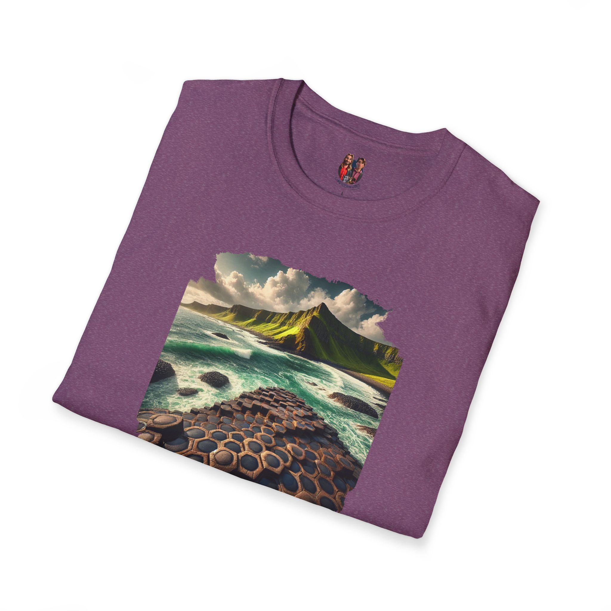 Landscape tshirt ireland graphic tee nature vintage clothing gift for dad giant causeway bushmills vintage tshirt cool comfort apparel - Image 33