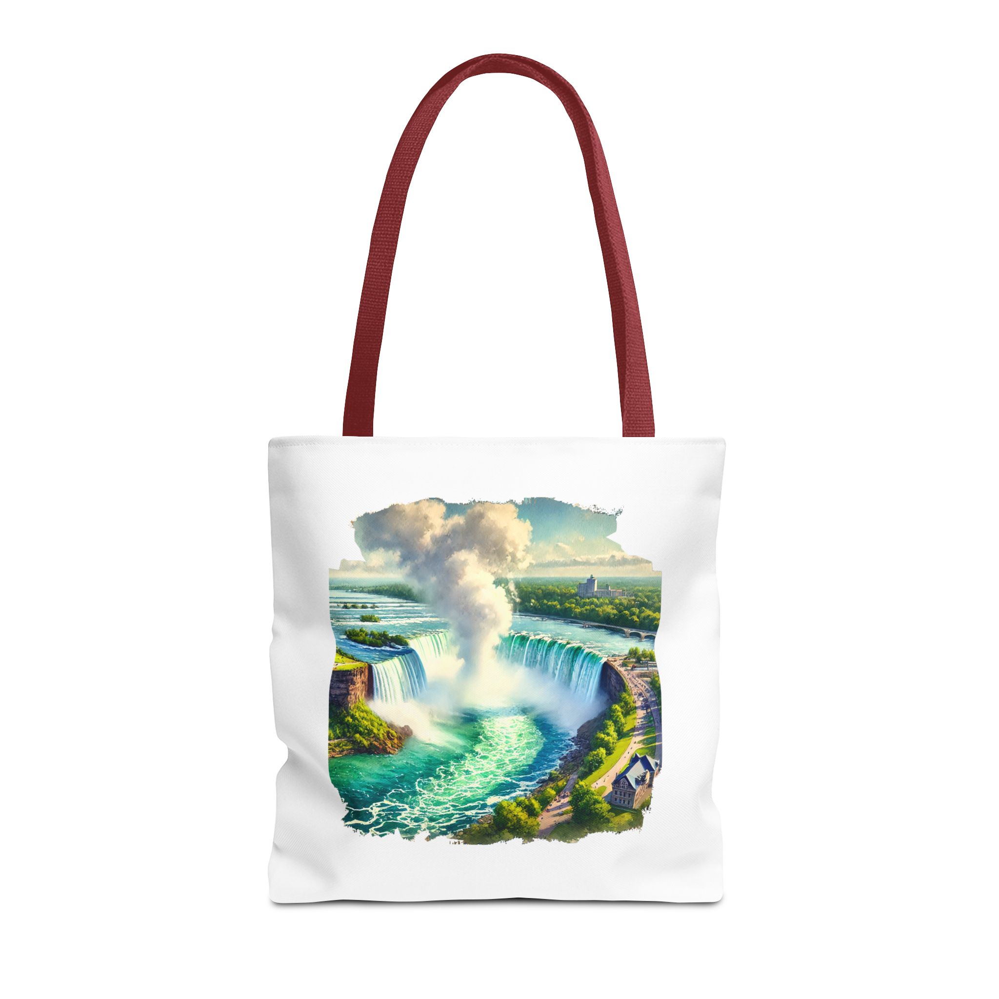 Canvas Tote bag Landscape niagara Bag vintage clothing gift nature purse unique Handbag – Image 9
