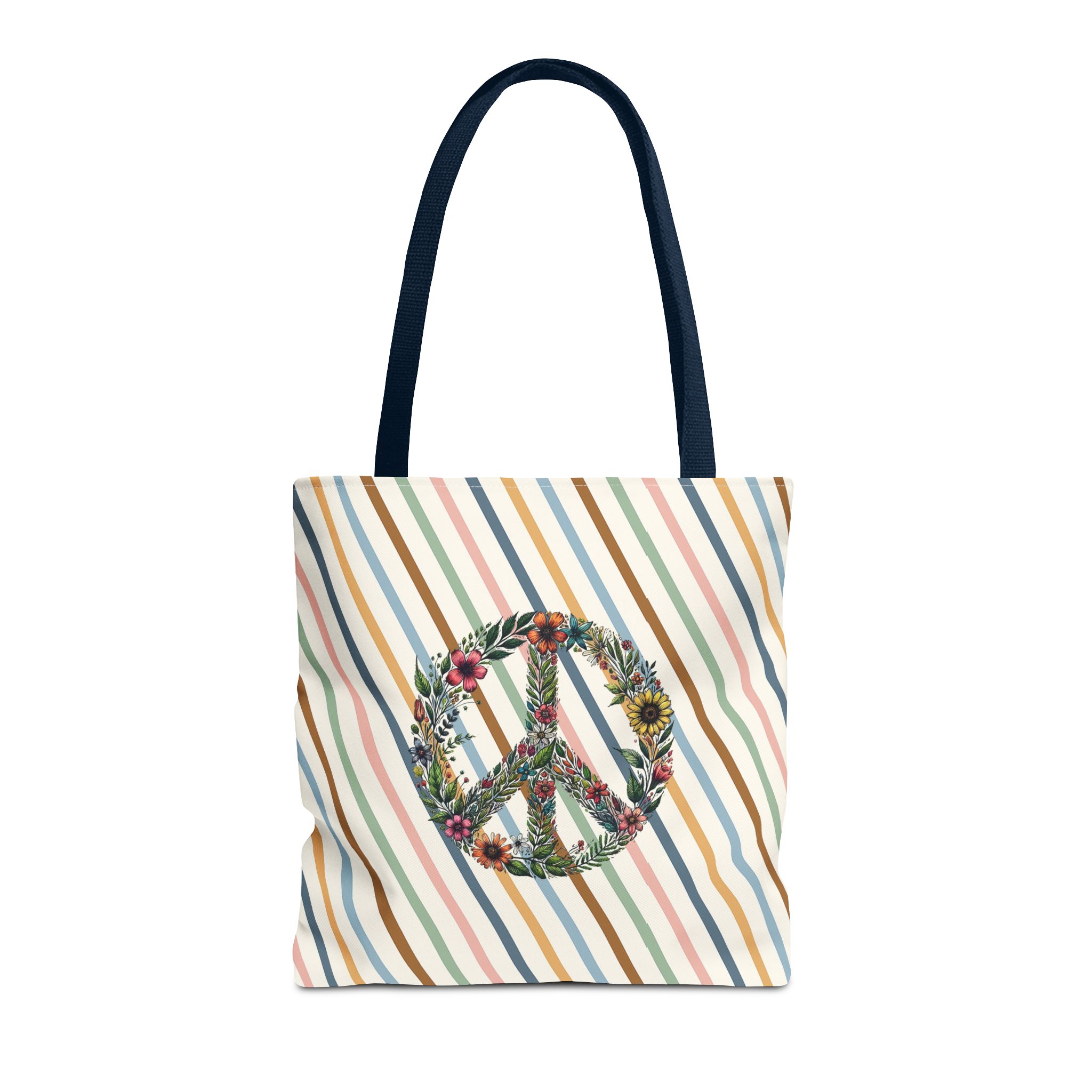 Peace and Love tote bag positive vibes and dreamy vintage look - Image 27