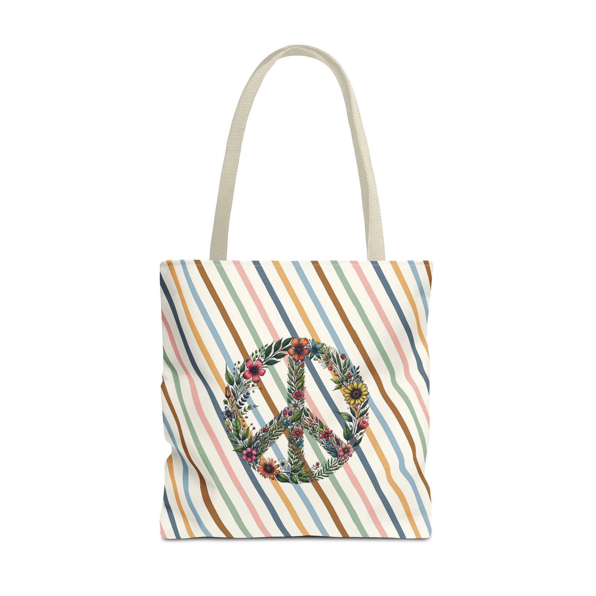 Peace and Love tote bag positive vibes and dreamy vintage look - Image 23