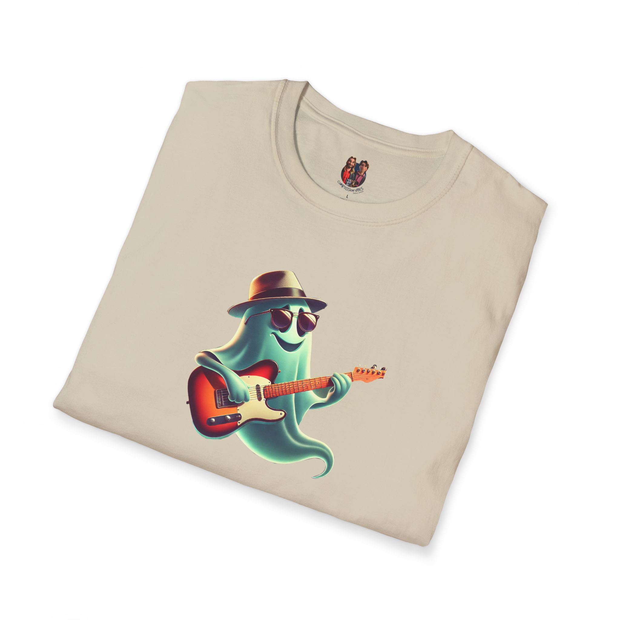 Funny Tshirt boho graphic tee ghost rock vintage clothing music shirt colourful apparel rock clothing cool outfit - Image 7