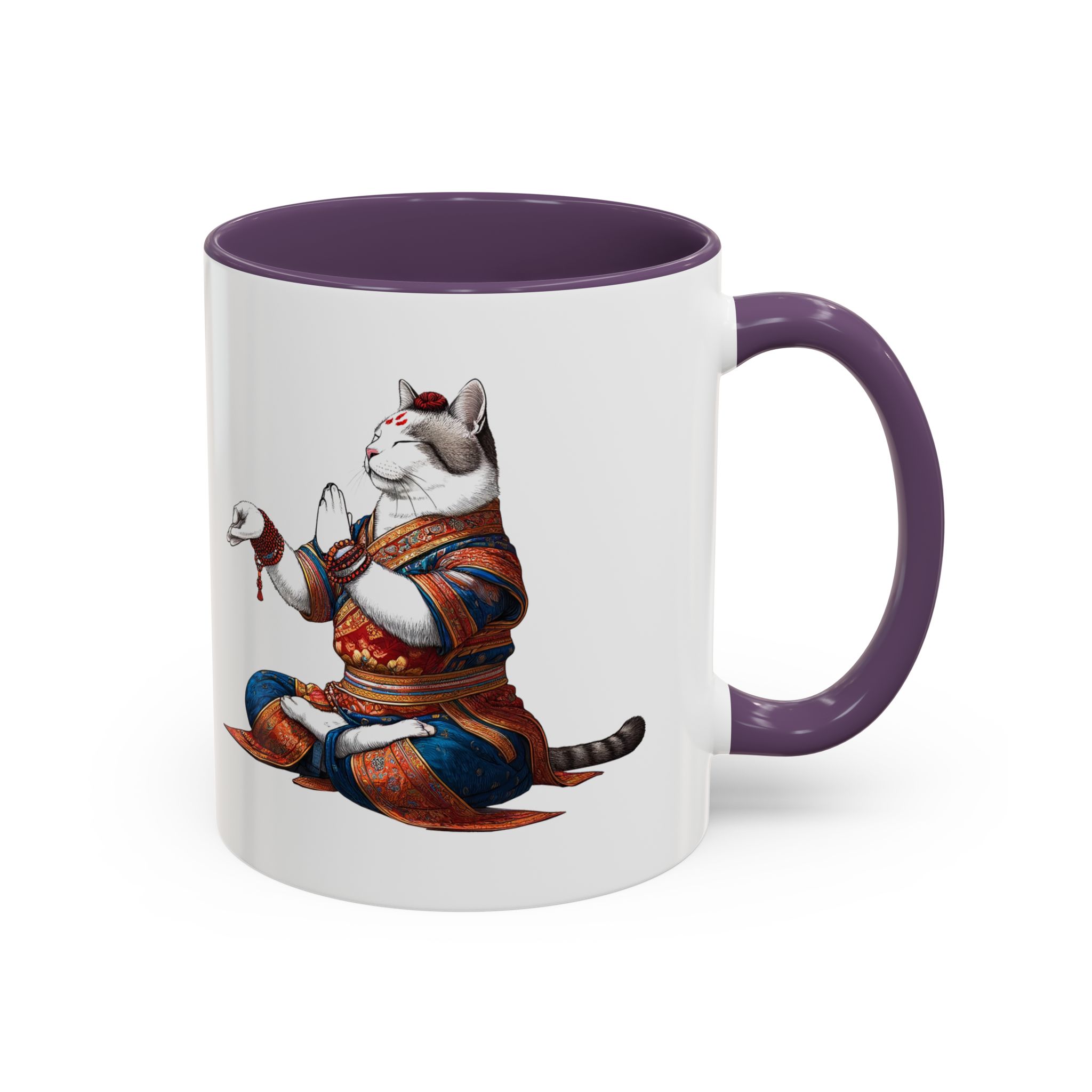 Office Mug cat lover yoga gift for mom Tea cup coffee Mug meditation accessory mindfulness pet design - Image 45