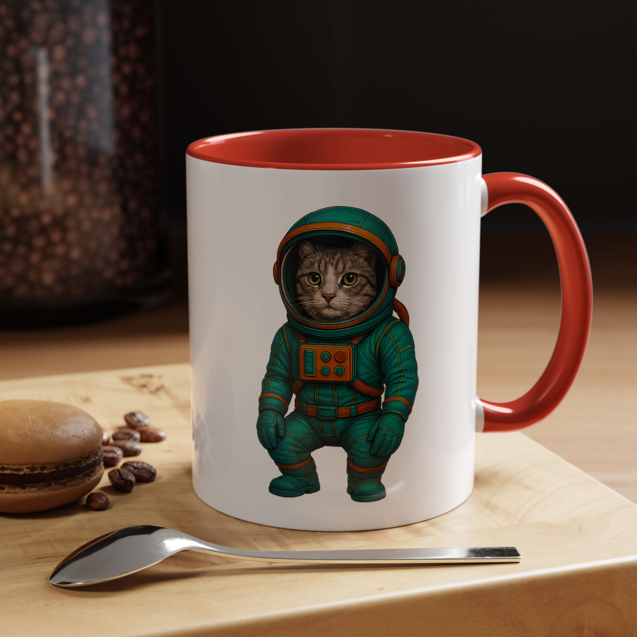 Coffee Mug funny Cat lover boho Mug Cat astronaut tea cup pet unique accessory kitten gift for her - Imagen 19
