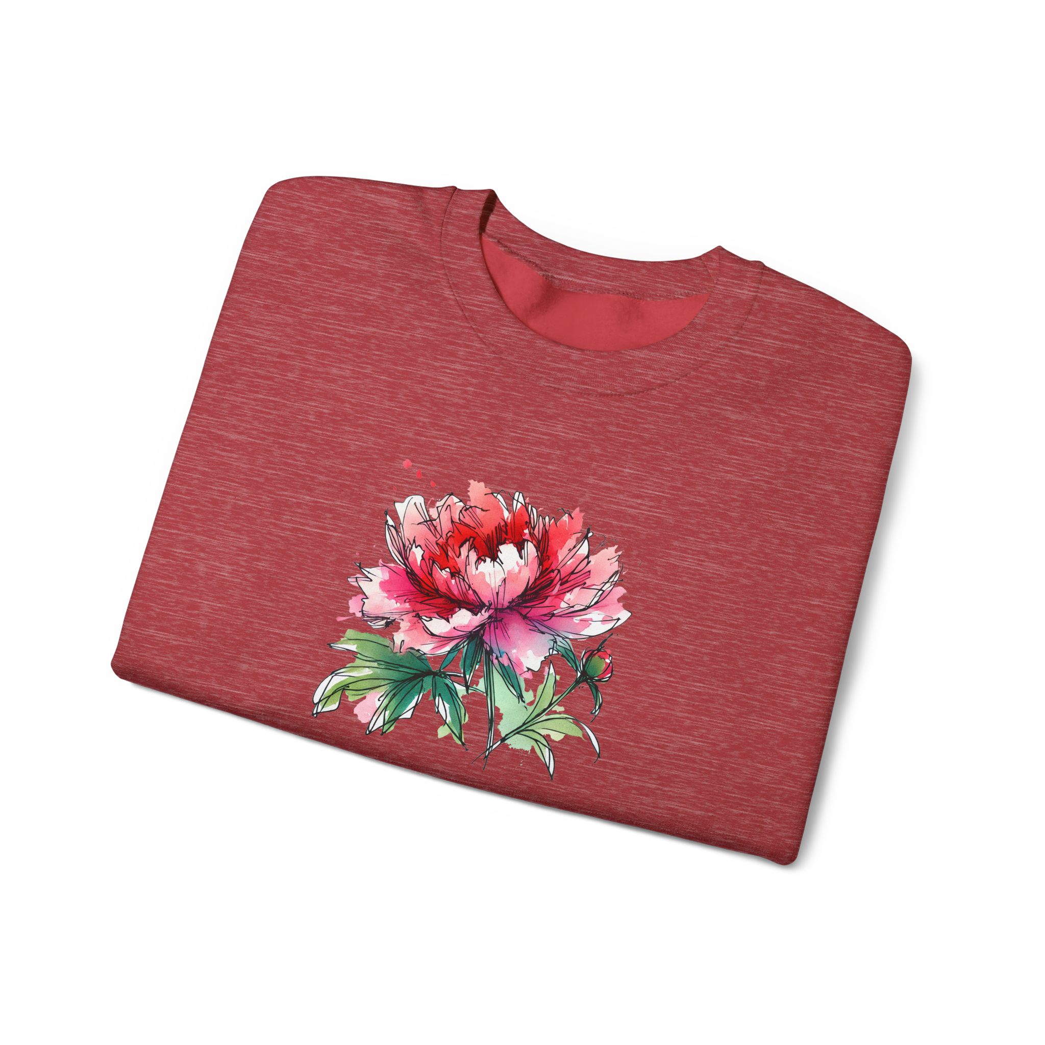 Flower sweatshirt – Tropical sweatshirt – Boho Flower sweater nature print - Image 31