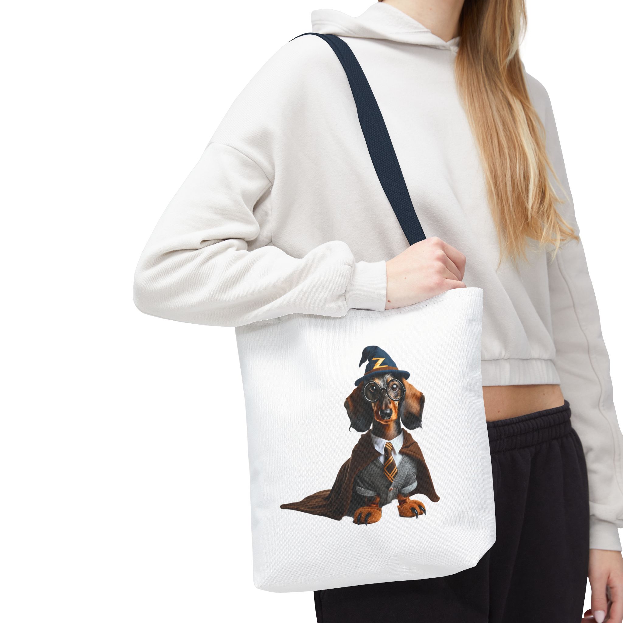 Funny Canvas Tote bag dachshund fantasy Bag cute clothing gift dog lover purse stylish shoulder bag unusual Handbag unique - Image 26