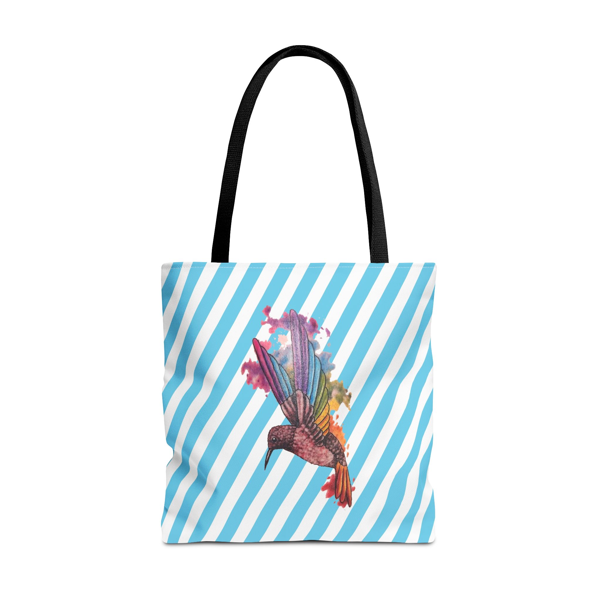 Canvas tote bag Surrealist shoulder bag hummingbird Unique Fantasy cute tote bag by Real Artist for Creative Souls - Image 5