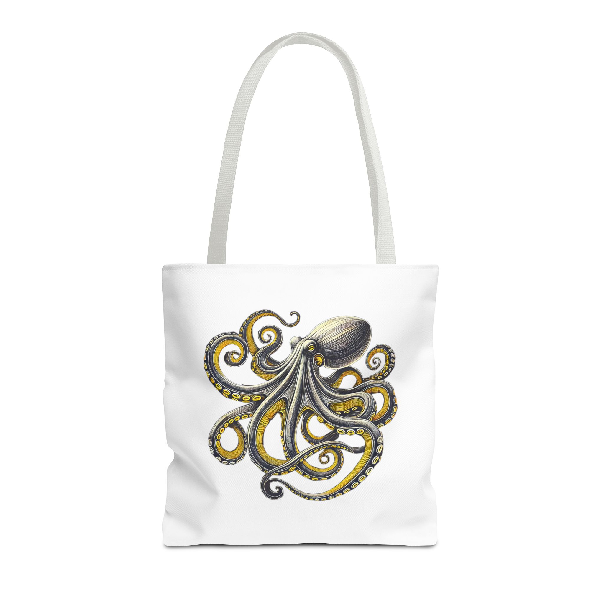 Octopus Tote bag – Boho Octopus purse – Retro handbag japanese print - Image 15